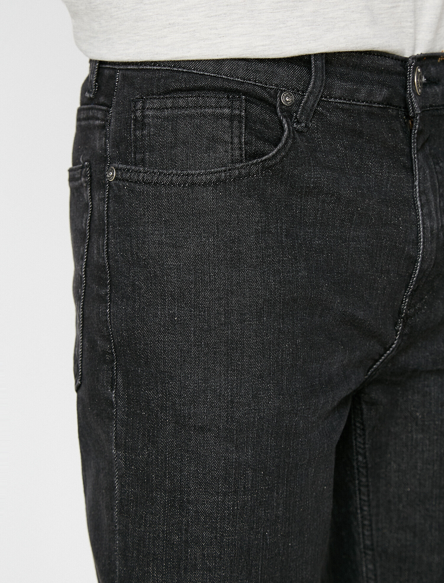   Straight Fit Boru Paça Kot Pantolon - Mark Jean