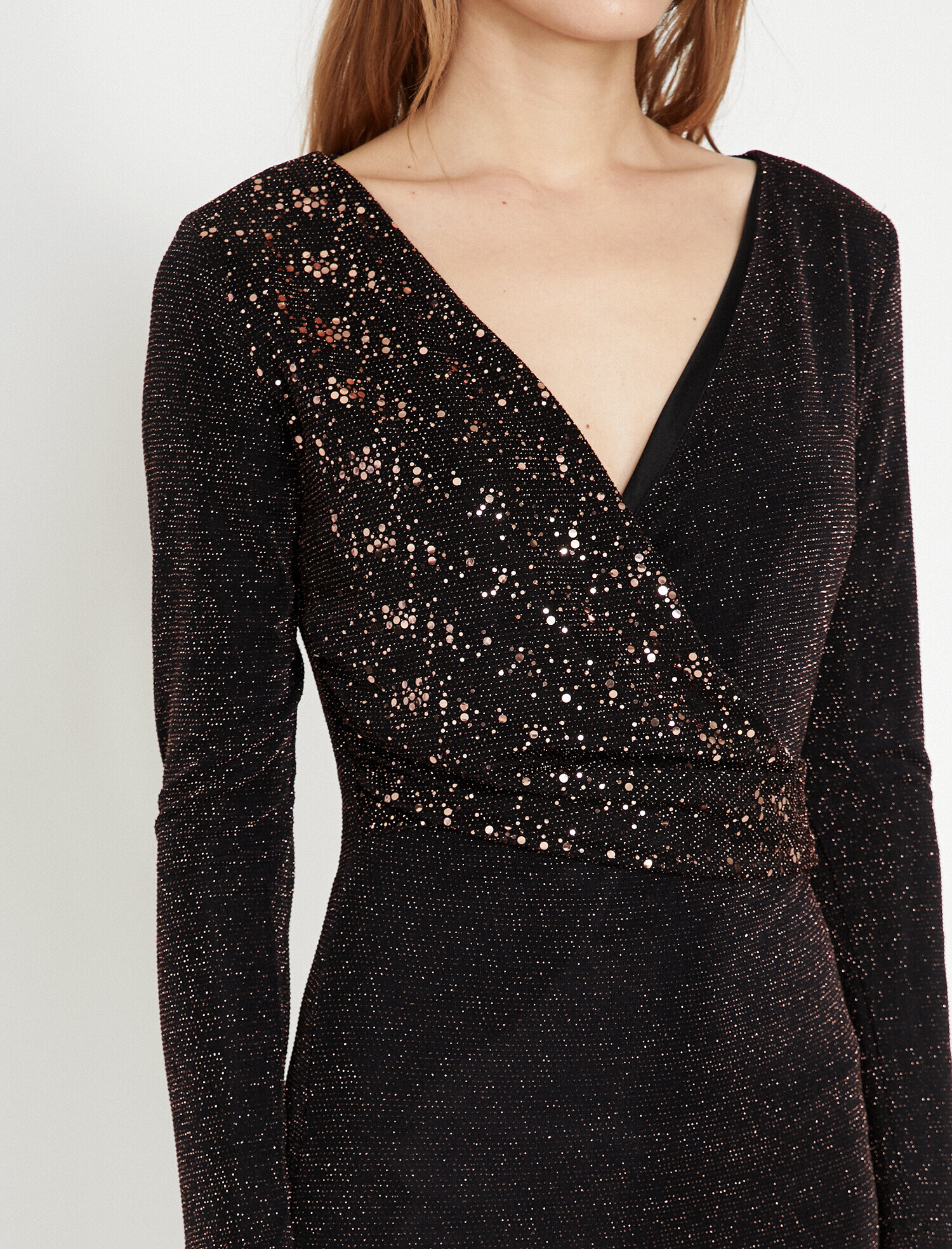   Sim Detaylı Abiye Elbise