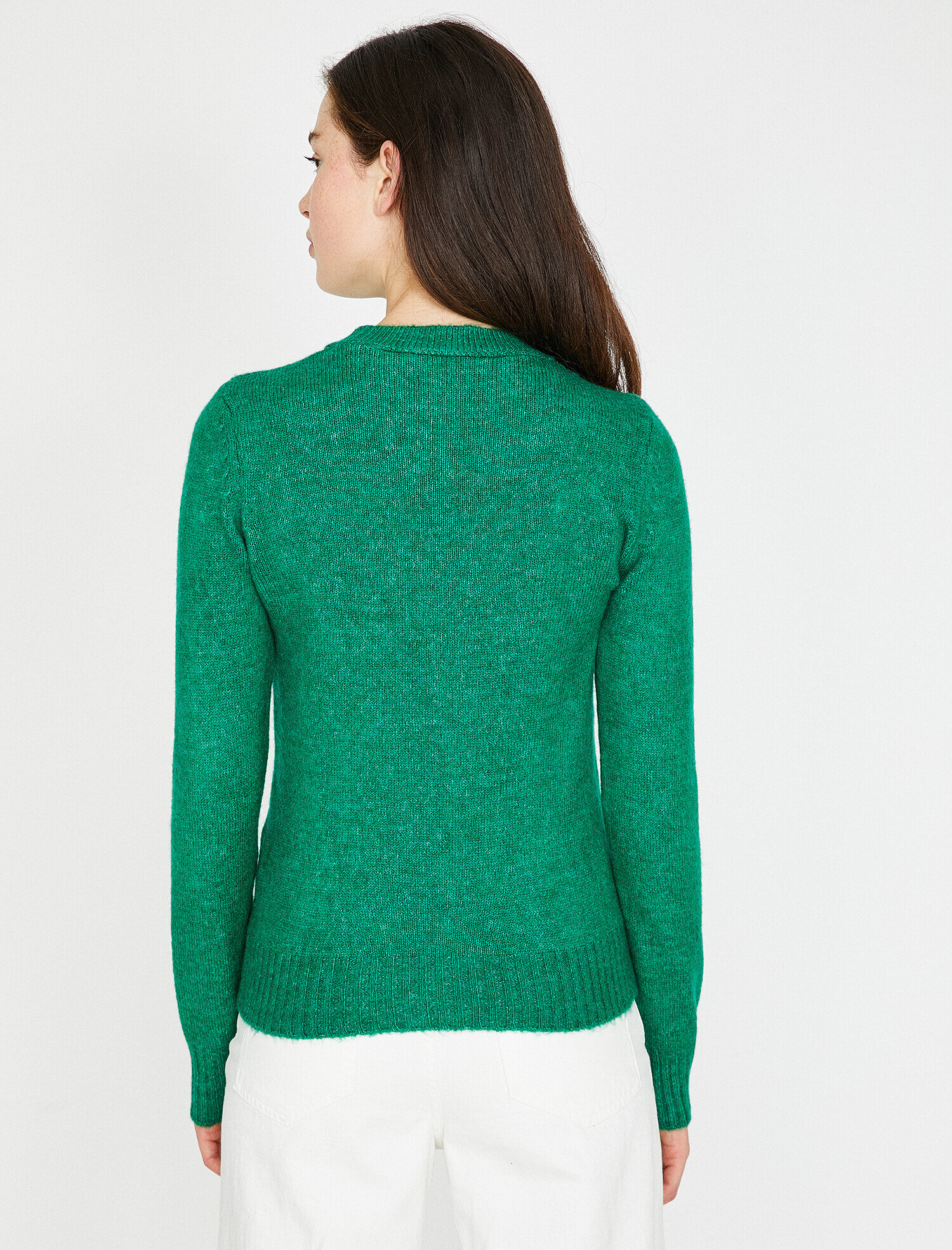   Bisiklet Yaka Triko Kazak