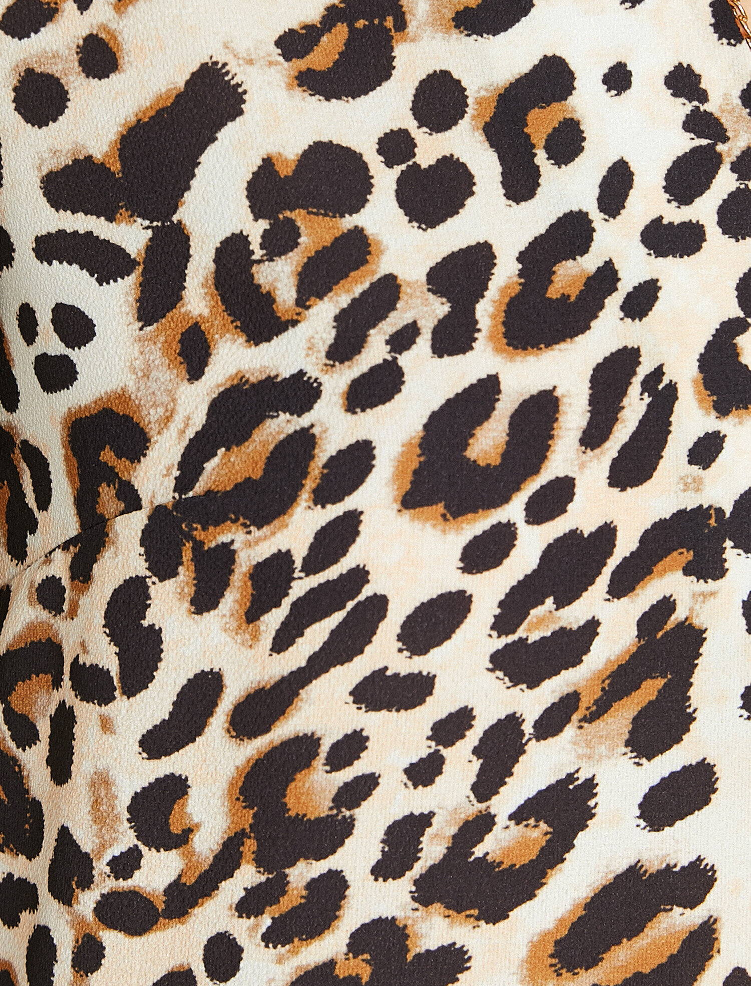   Leopar Desenli Elbise