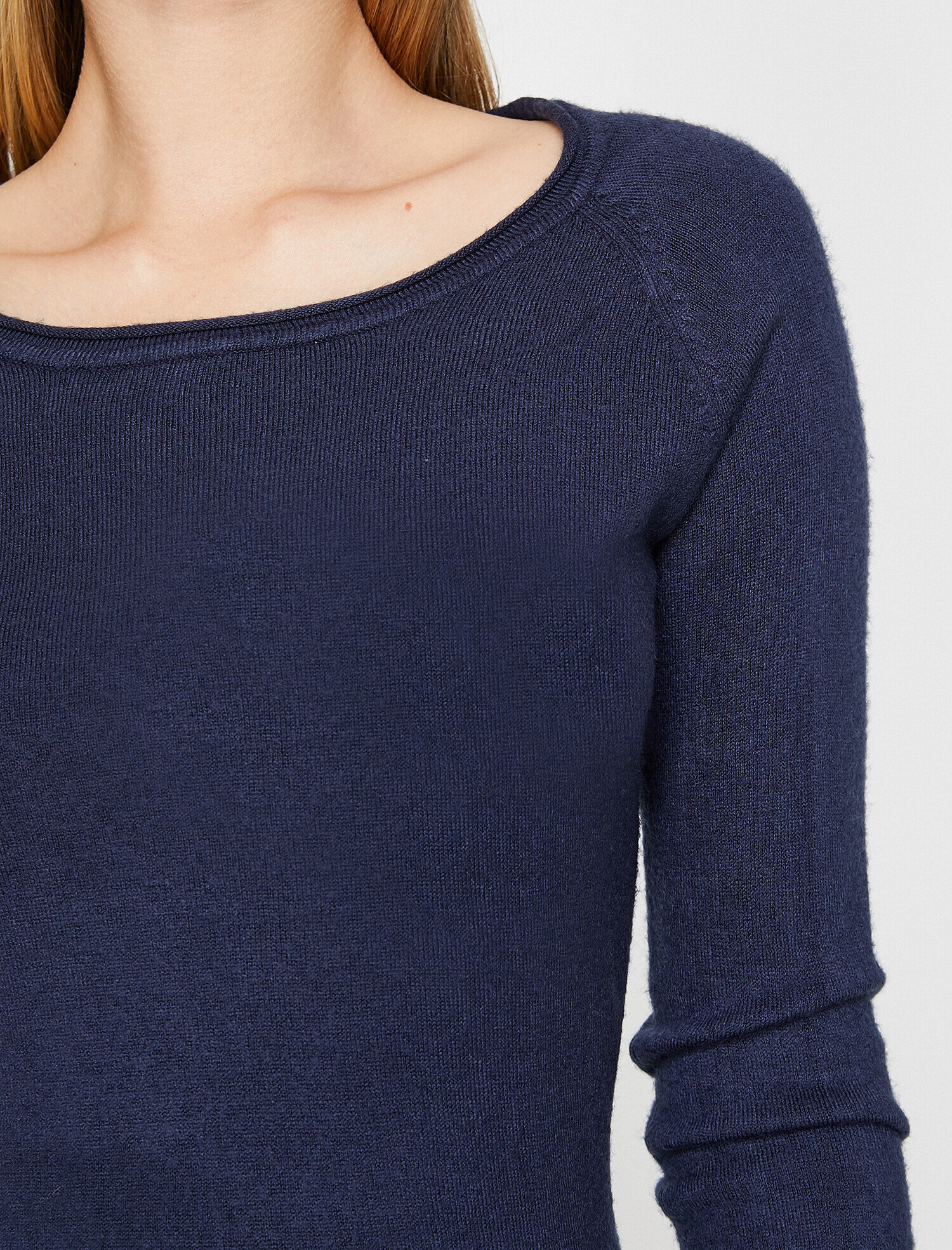   Bisiklet Yaka Triko Kazak