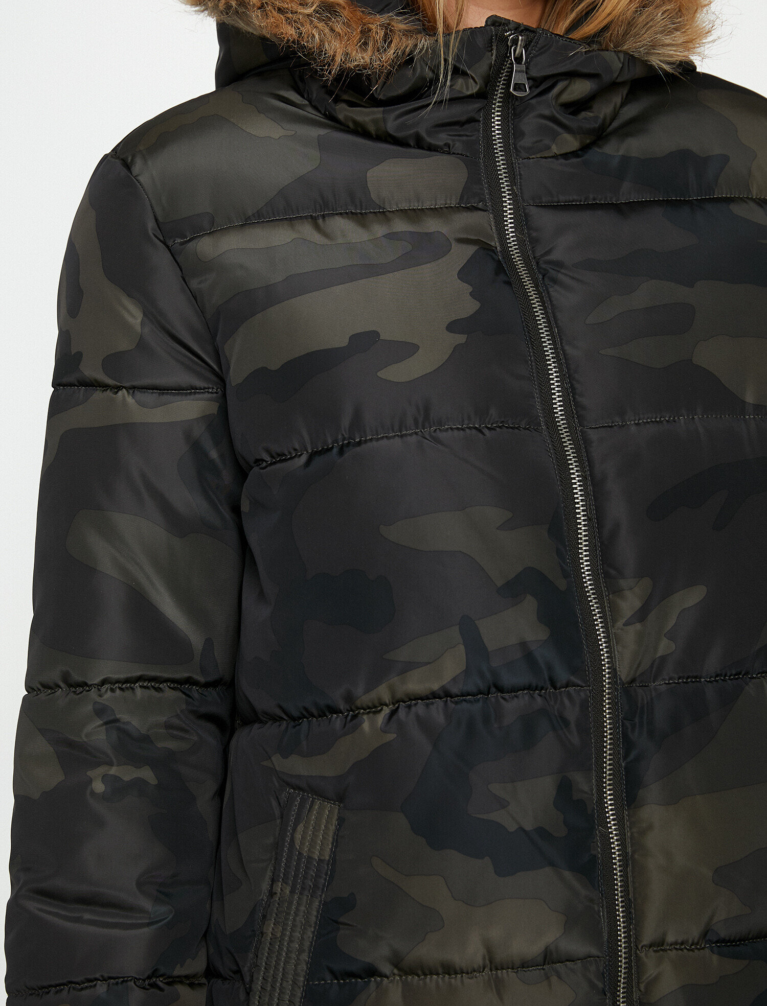   Kamuflaj Desenli Kaban