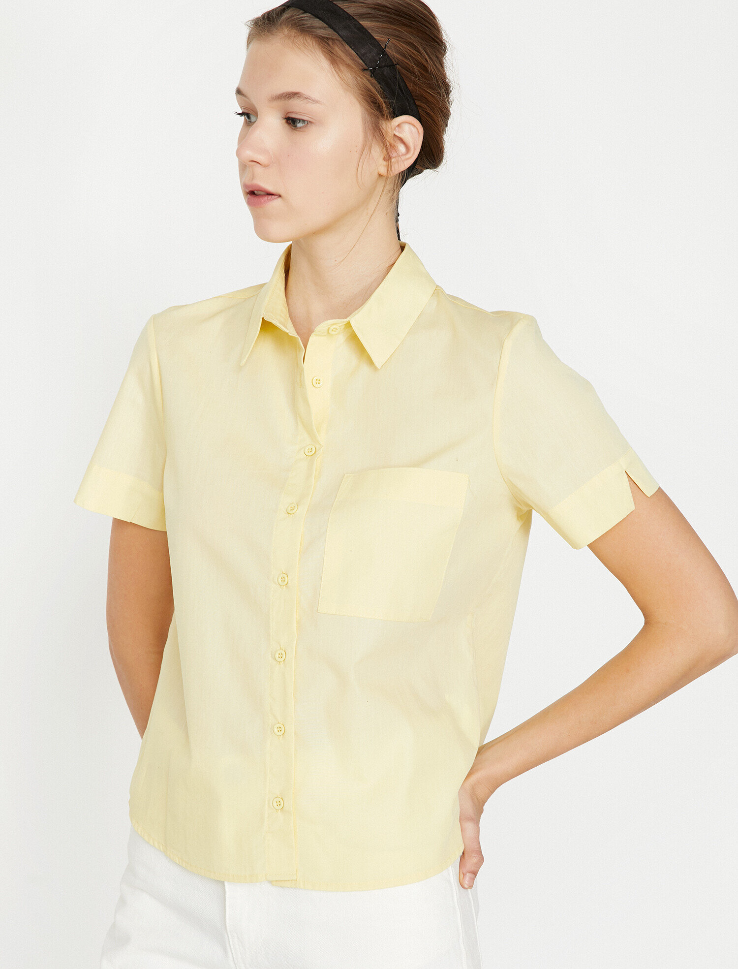   Cep Detaylı Gömlek