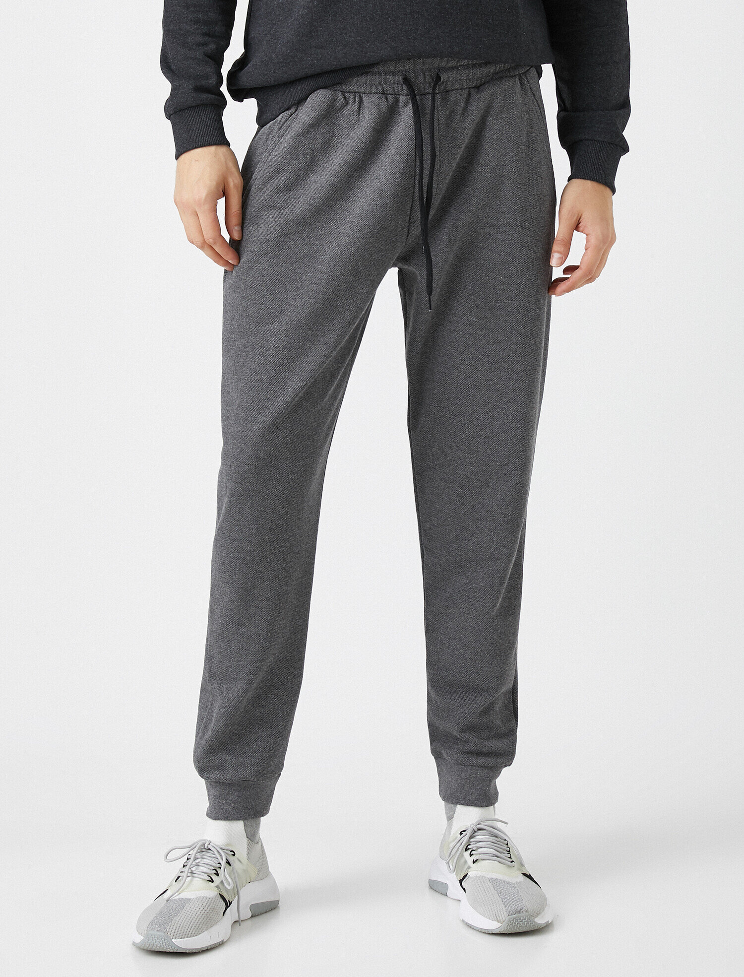   Beli Bağlamalı Basic Pamuklu Jogger Eşofman Altı