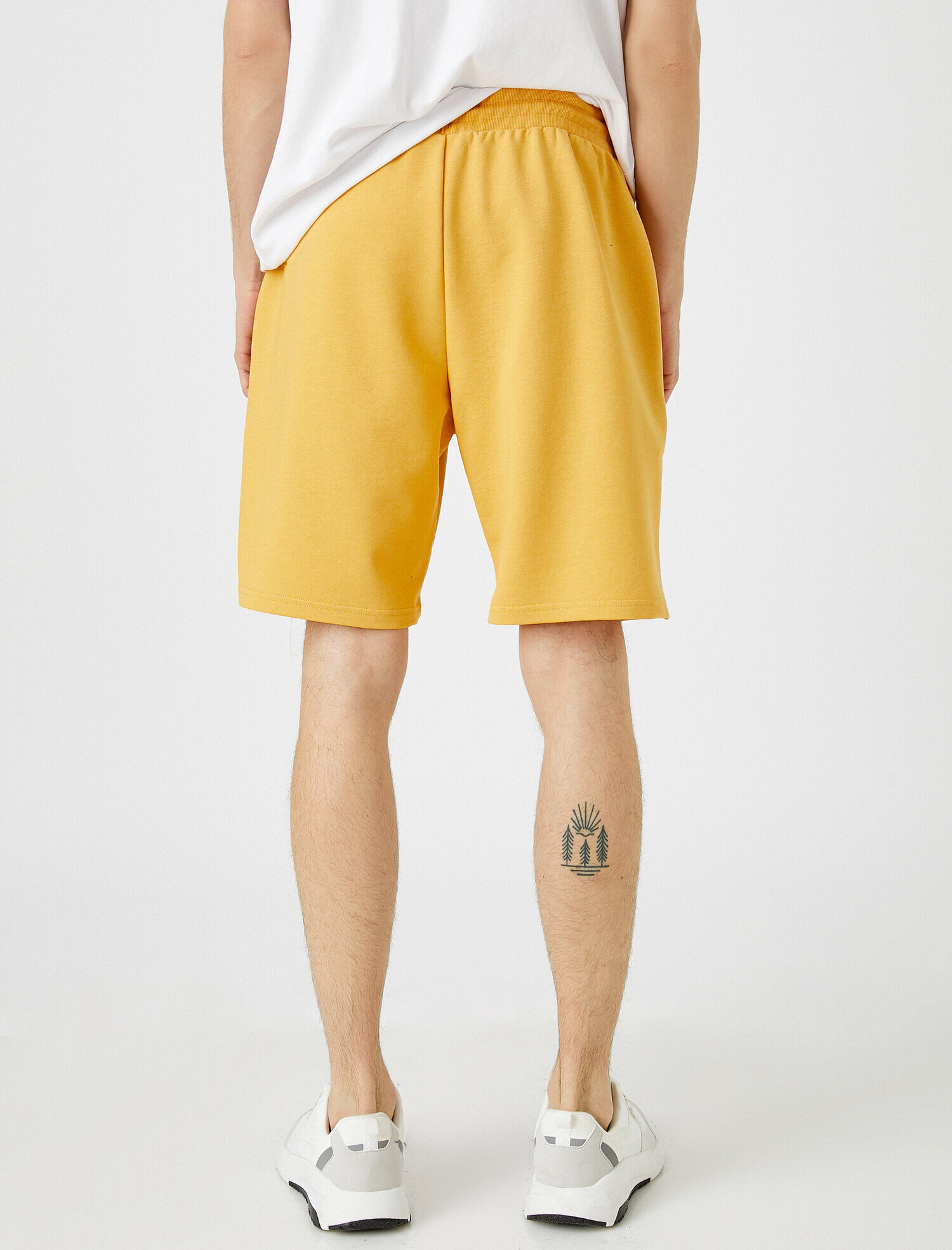   Basic Şort Cepli Pamuklu Belden Bağlamalı