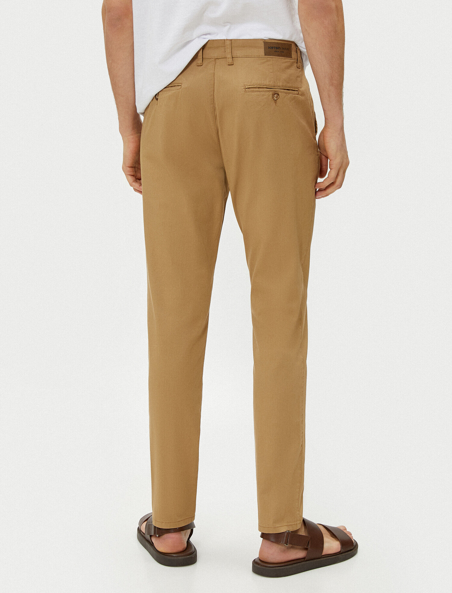   Slim Fit Pantolon Cepli Pamuklu