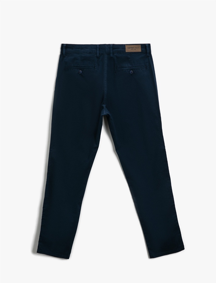  Slim Fit Pantolon Cepli Pamuklu