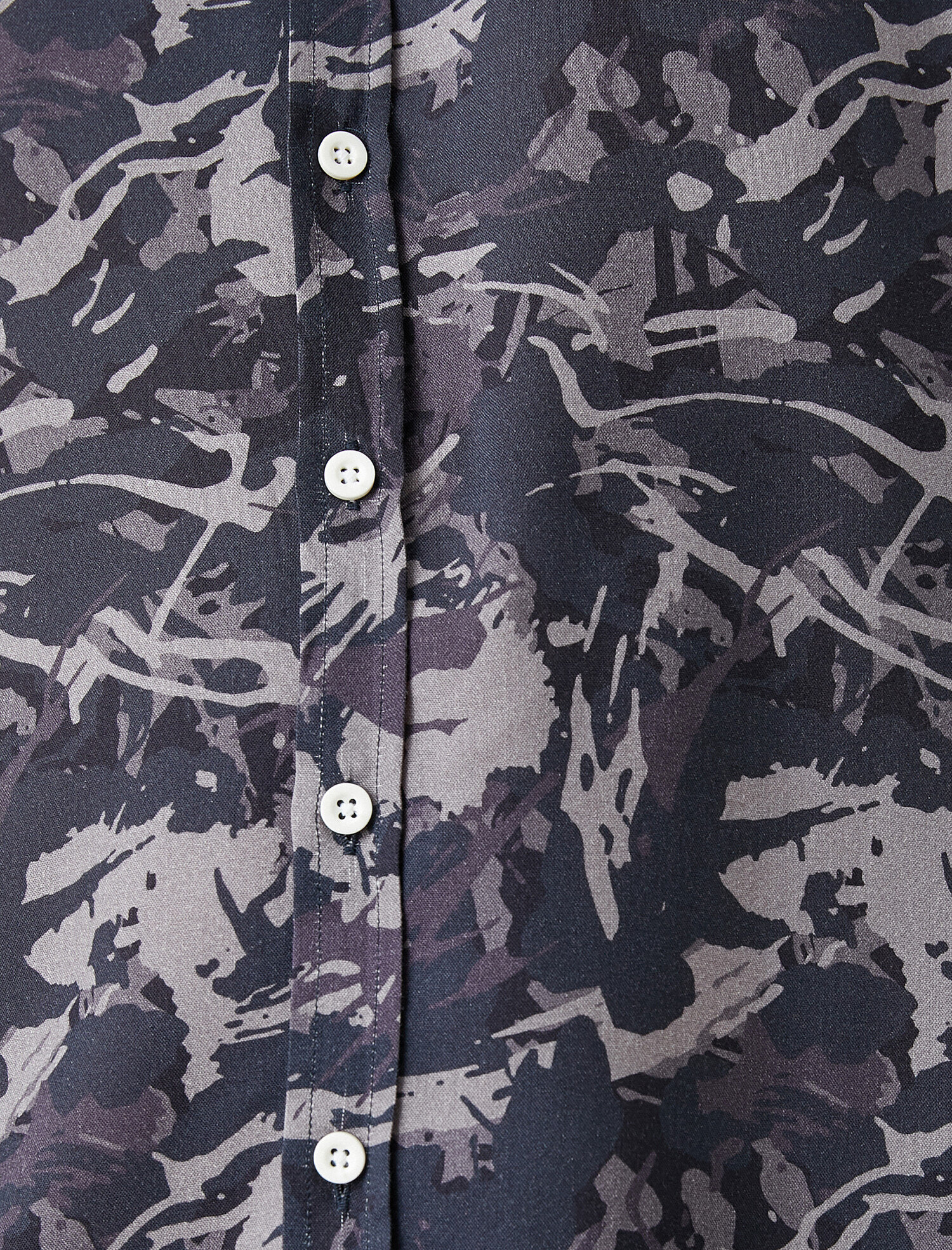   Desenli Gömlek Slim Fit Uzun Kollu Klasik Yaka