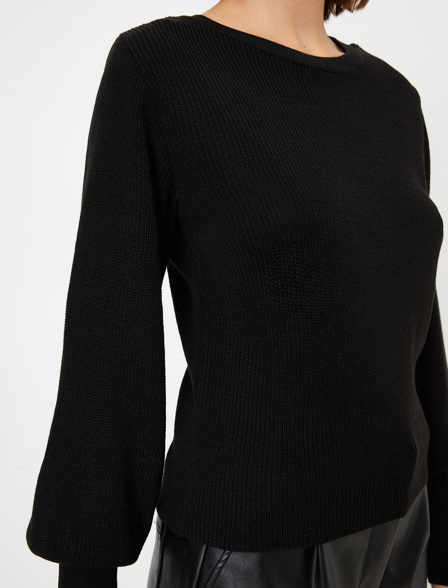   Bisiklet Yaka Uzun Kollu Basic Triko Kazak