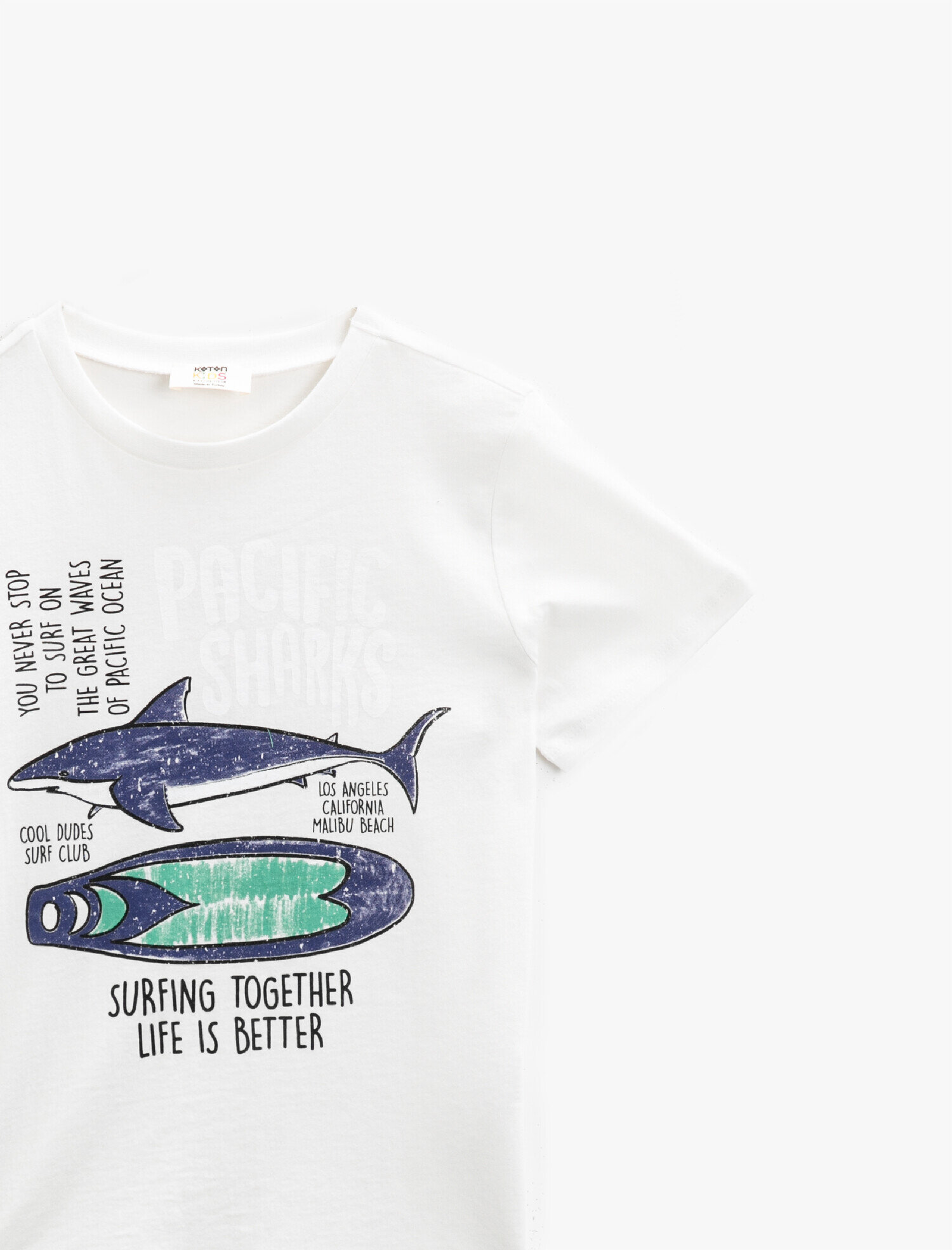  Erkek Çocuk Baskılı Tişört Pamuklu Kısa Kollu Bisiklet Yaka