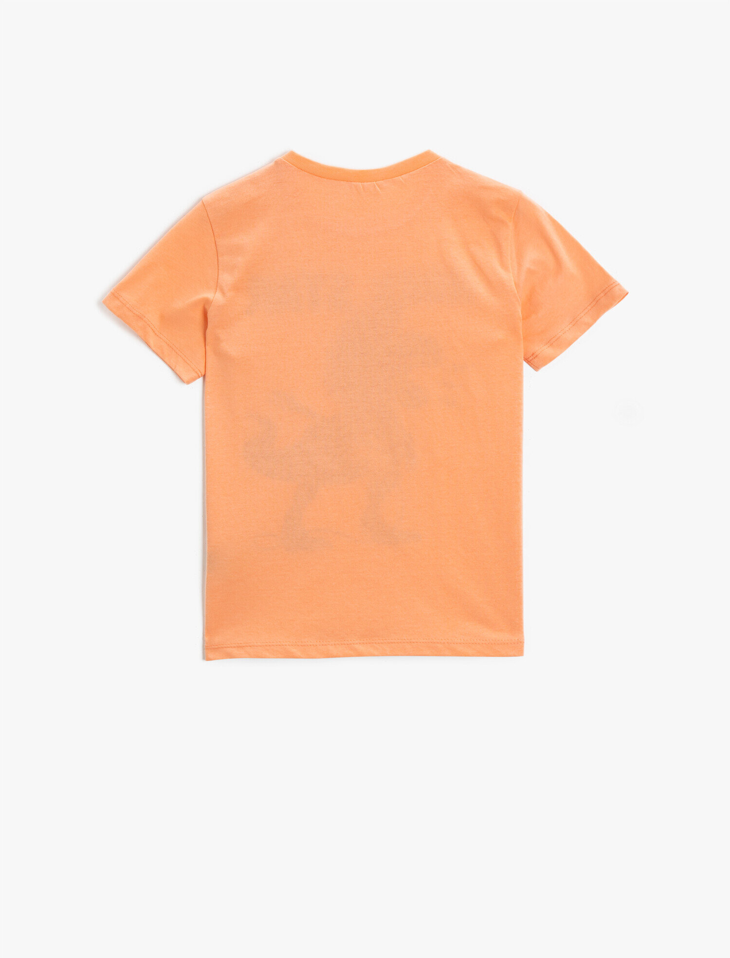  Erkek Çocuk Baskılı Tişört Kısa Kollu Pamuklu Bisiklet Yaka