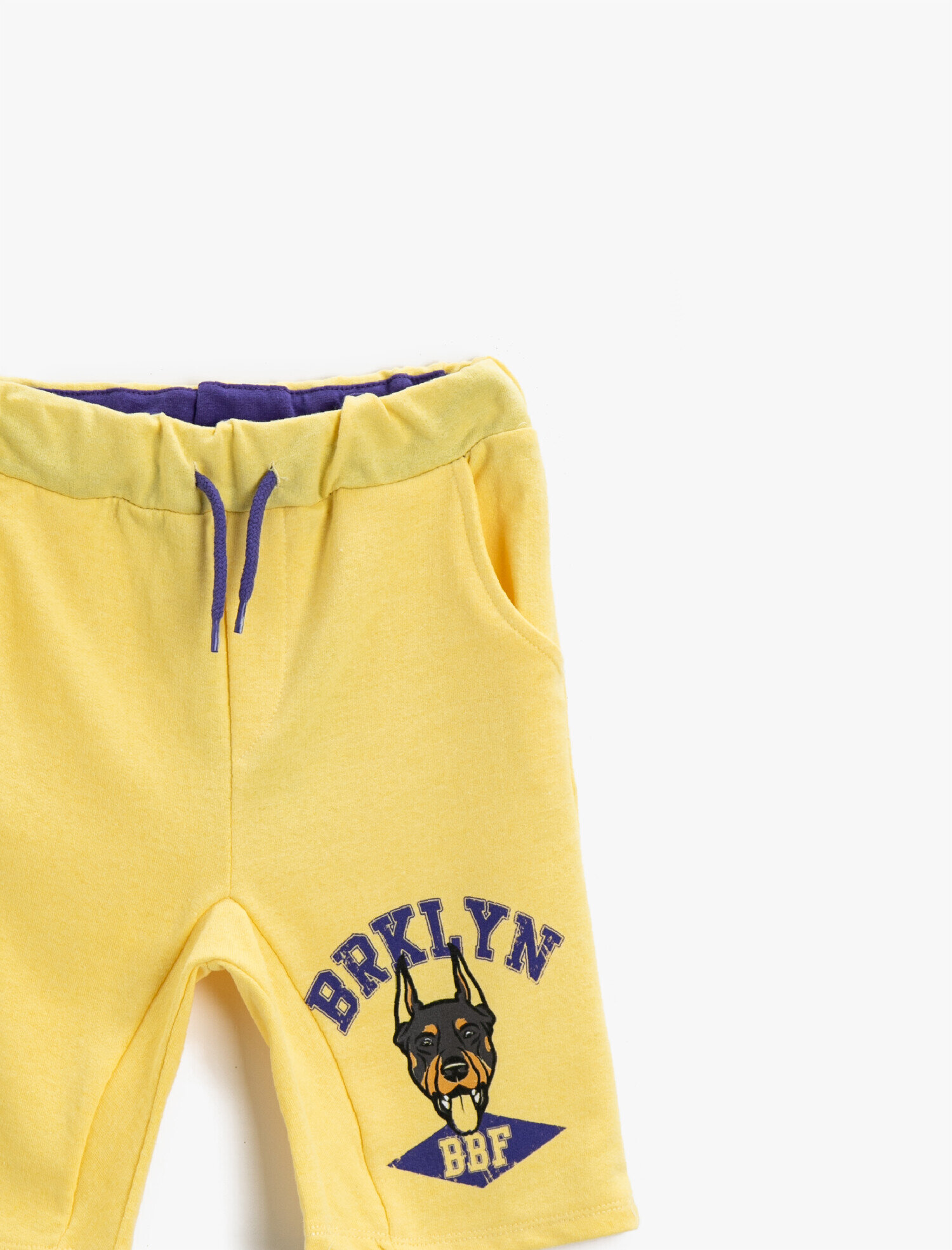  Erkek Çocuk Baskılı Şort Pamuklu