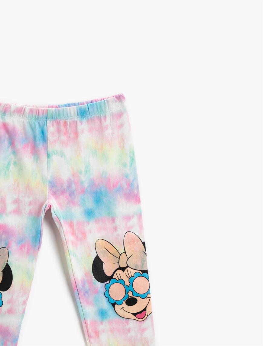  Kız Çocuk Minnie Mouse Tayt Lisanslı Batik