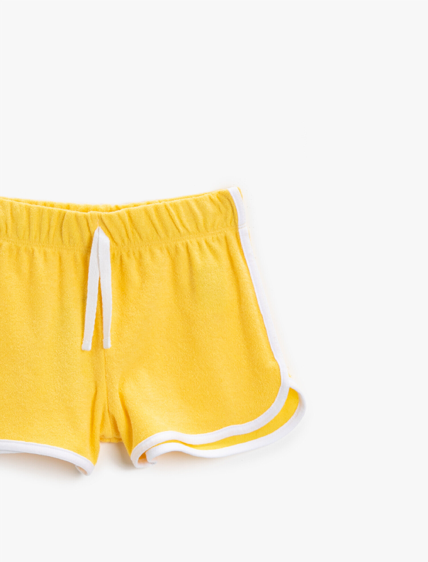  Kız Çocuk Şerit Detaylı Şort Pamuklu