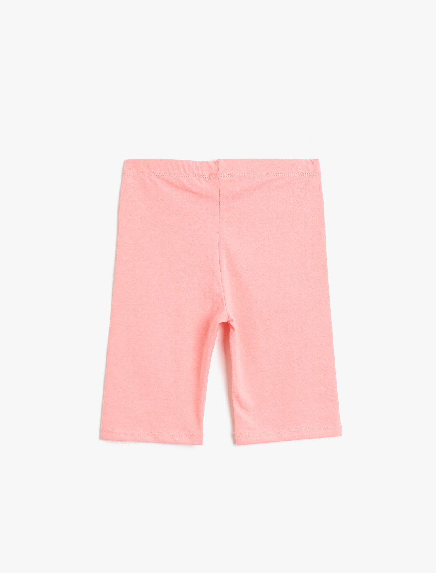  Kız Çocuk Pamuklu Basic Kısa Tayt