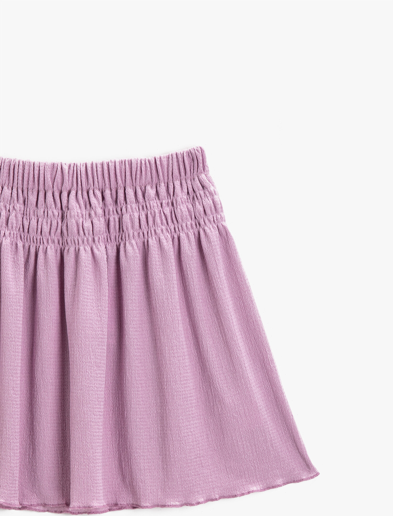  Kız Çocuk Pileli Etek Beli Lastikli