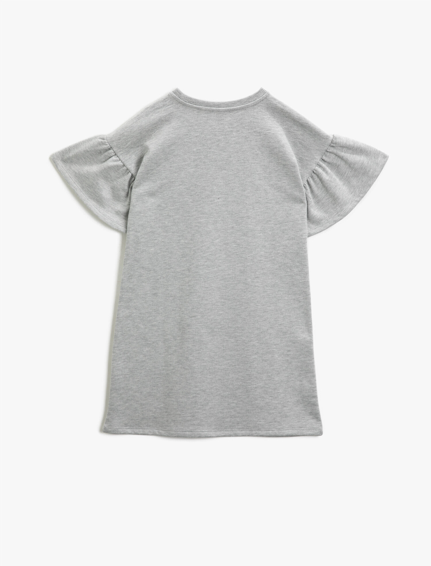  Kız Çocuk Minnie Mouse Lisanslı Baskılı Elbise Pamuklu Kısa Kollu