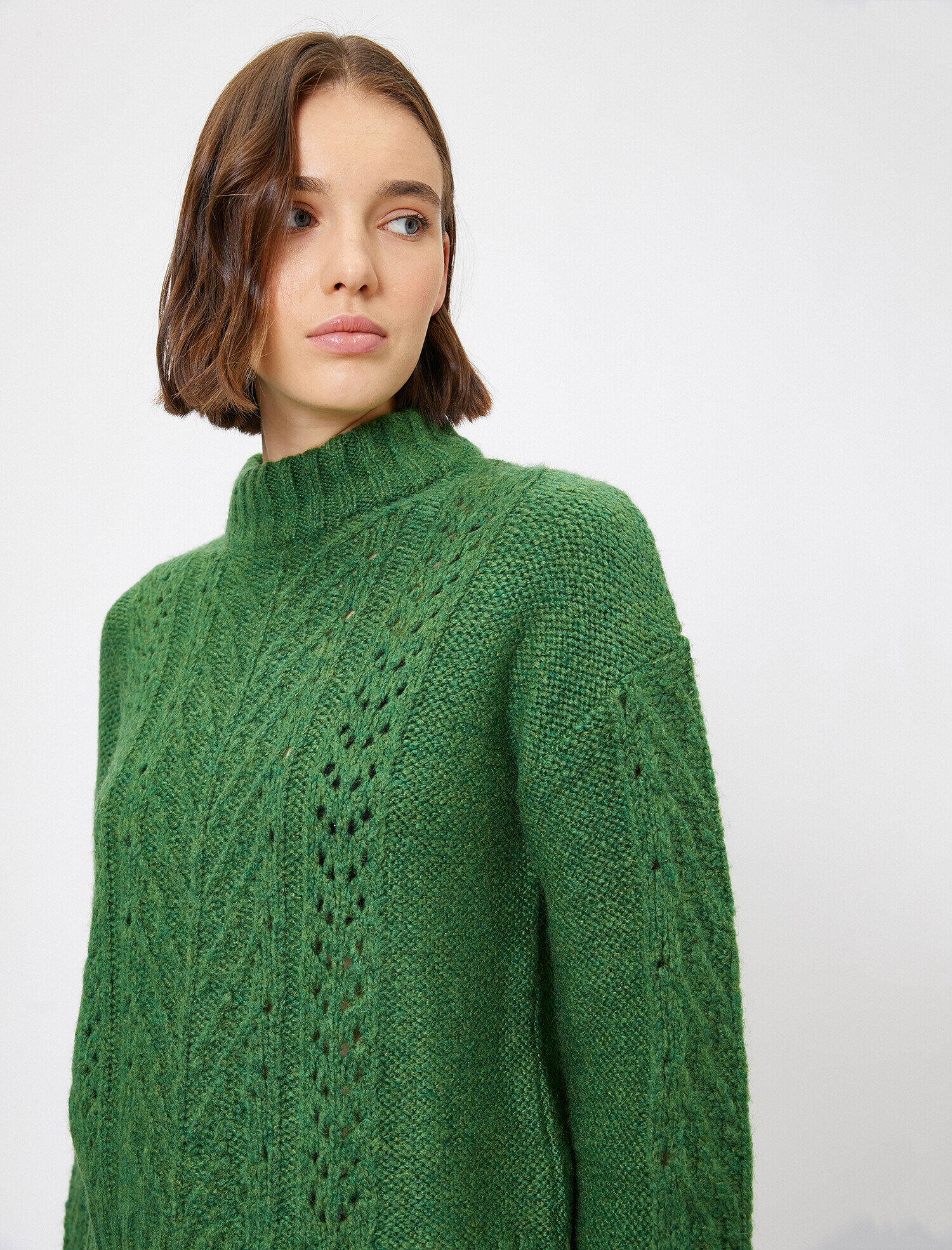   Örgülü Triko Kazak