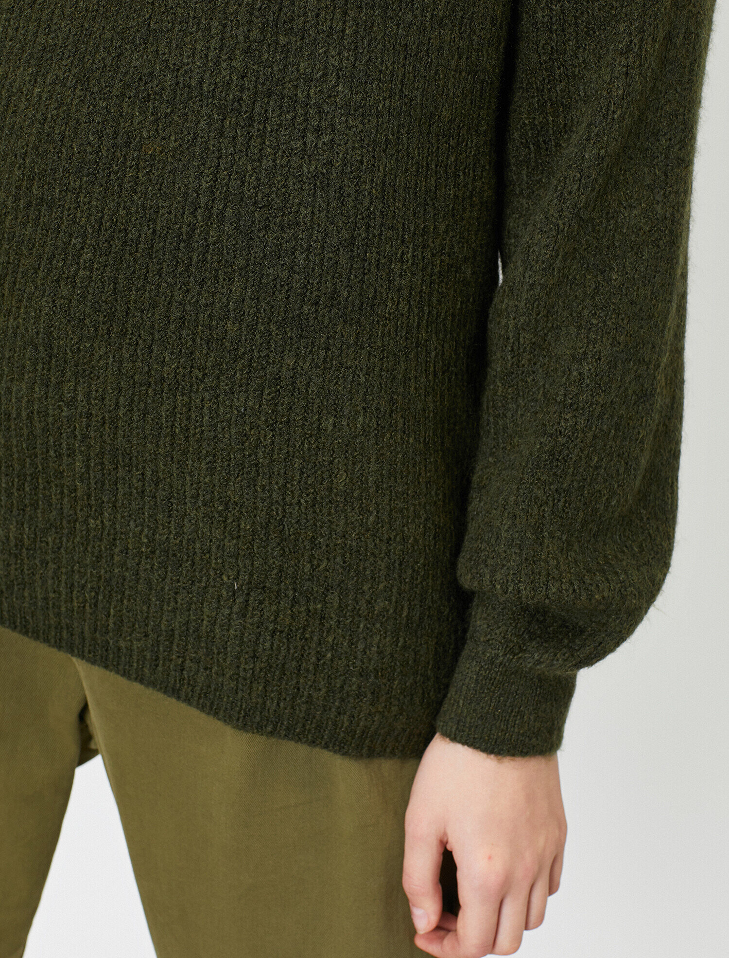   Bisiklet Yaka Triko Kazak