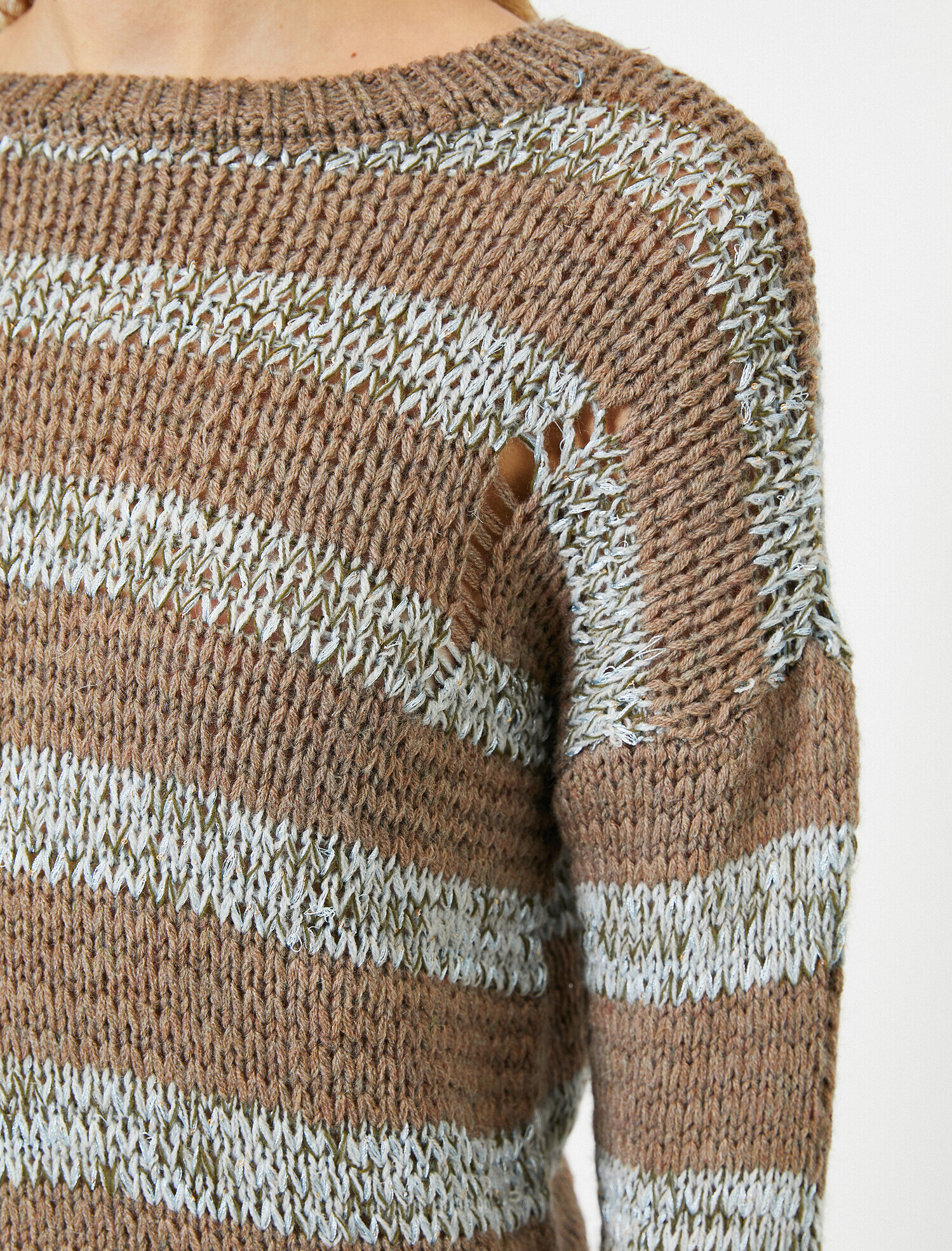   Örgülü Triko Kazak