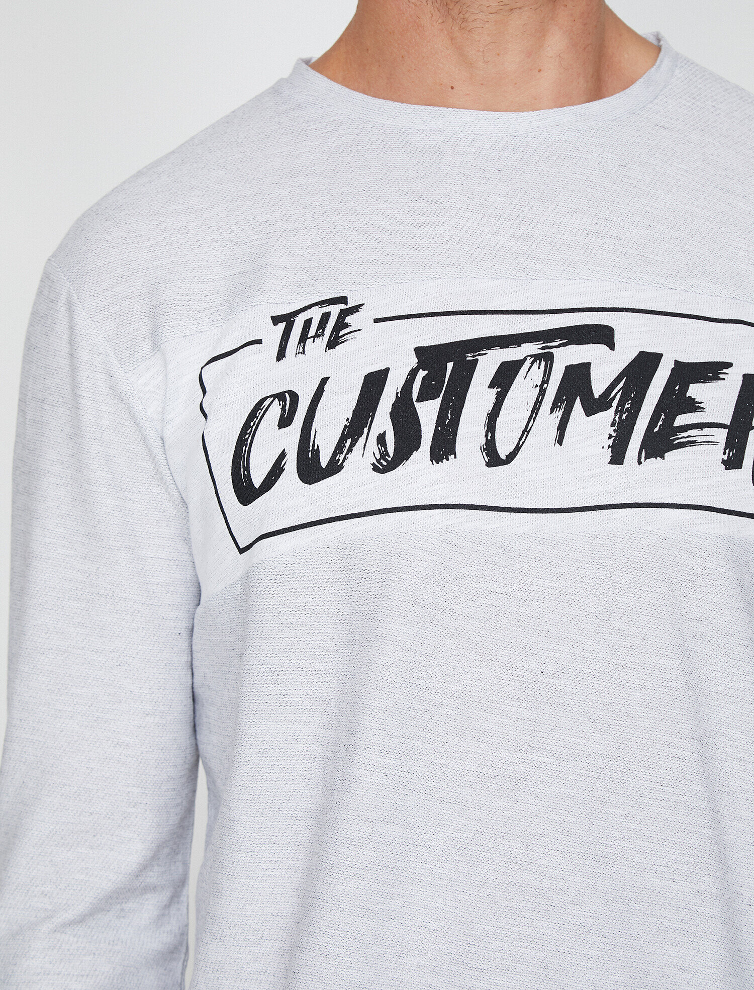   Baskılı Uzun Kollu Tişört