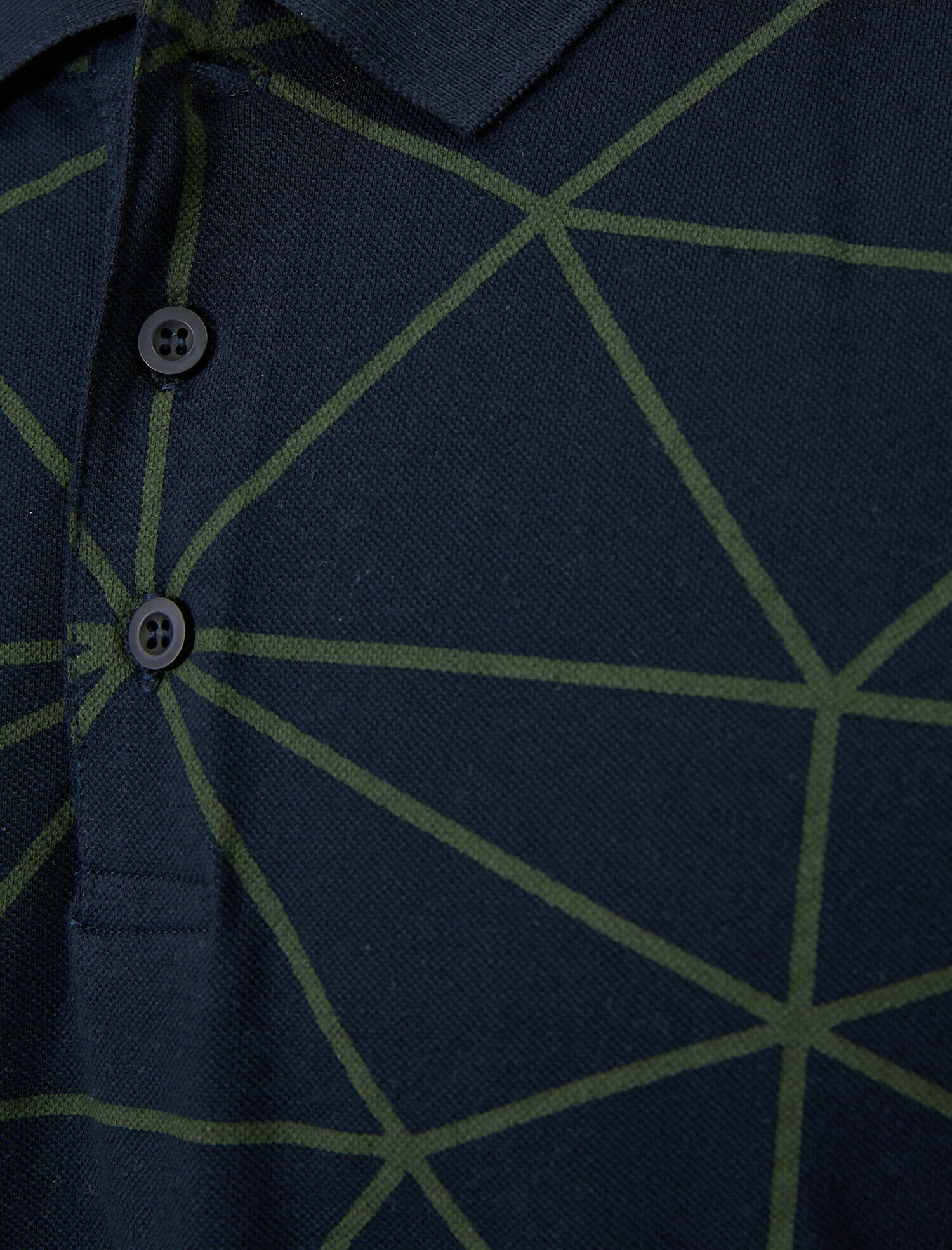 Polo Yaka Dar Kesim Tişört Baskılı