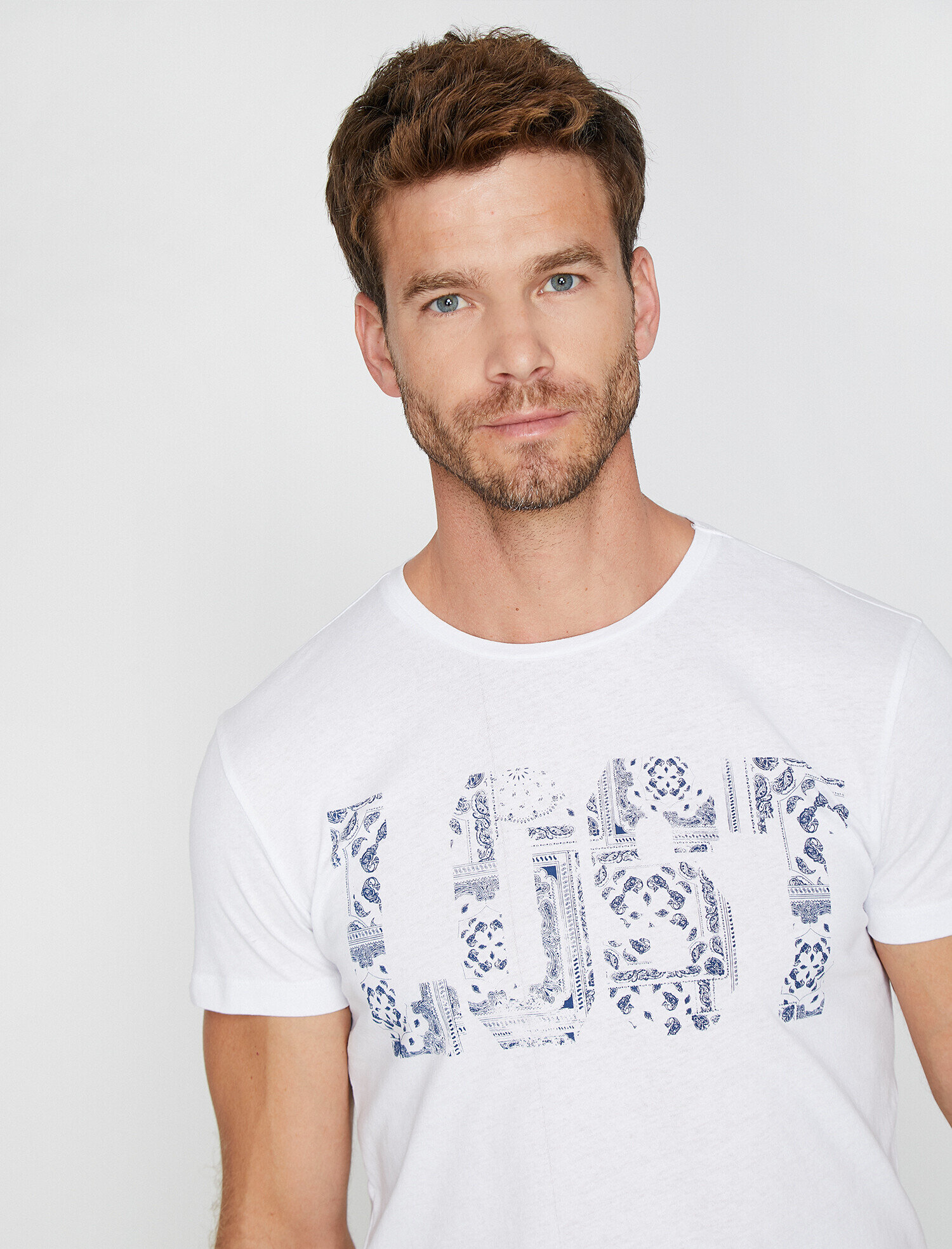   Baskılı Tişört Kısa Kollu