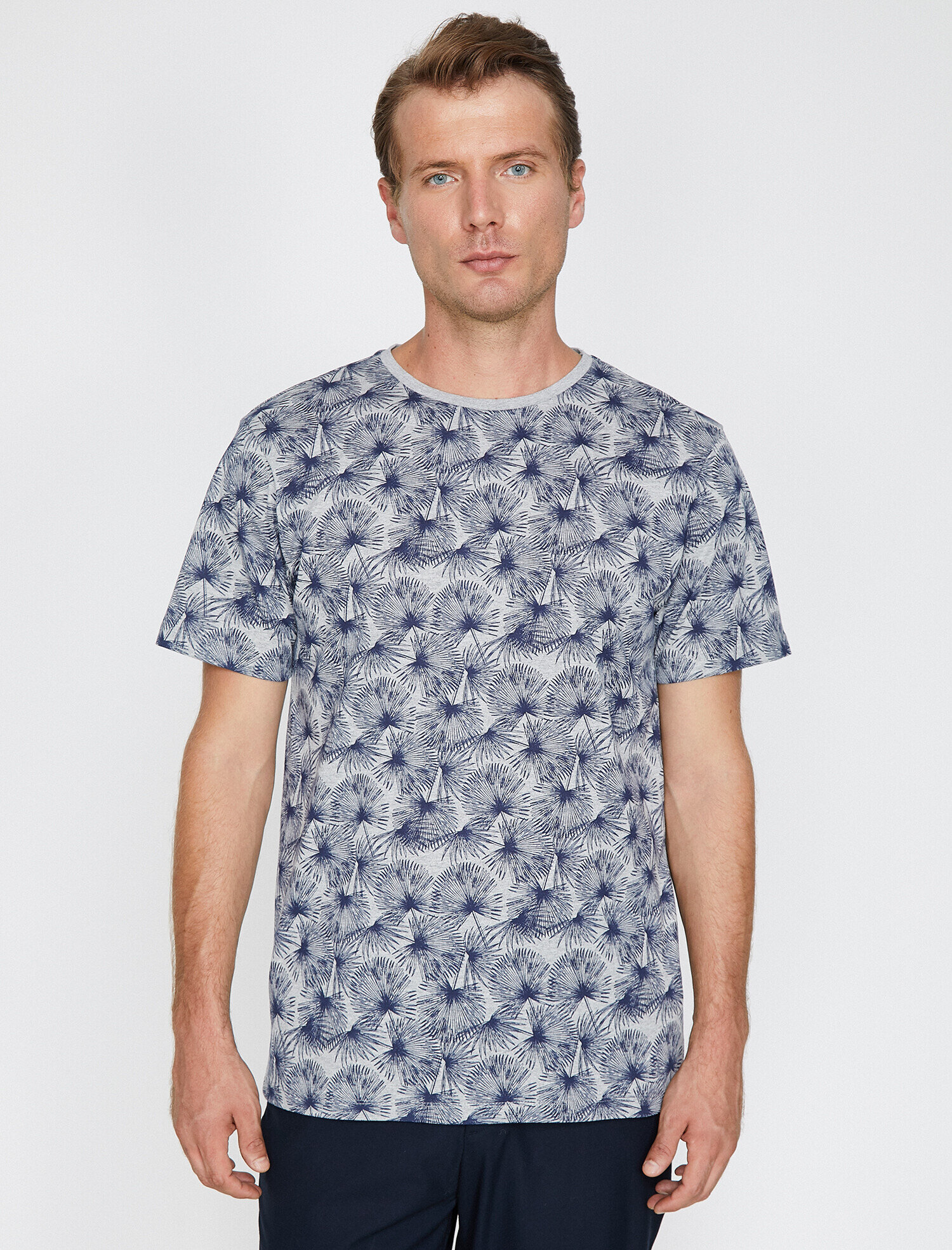   Desenli Tişört Kısa Kollu