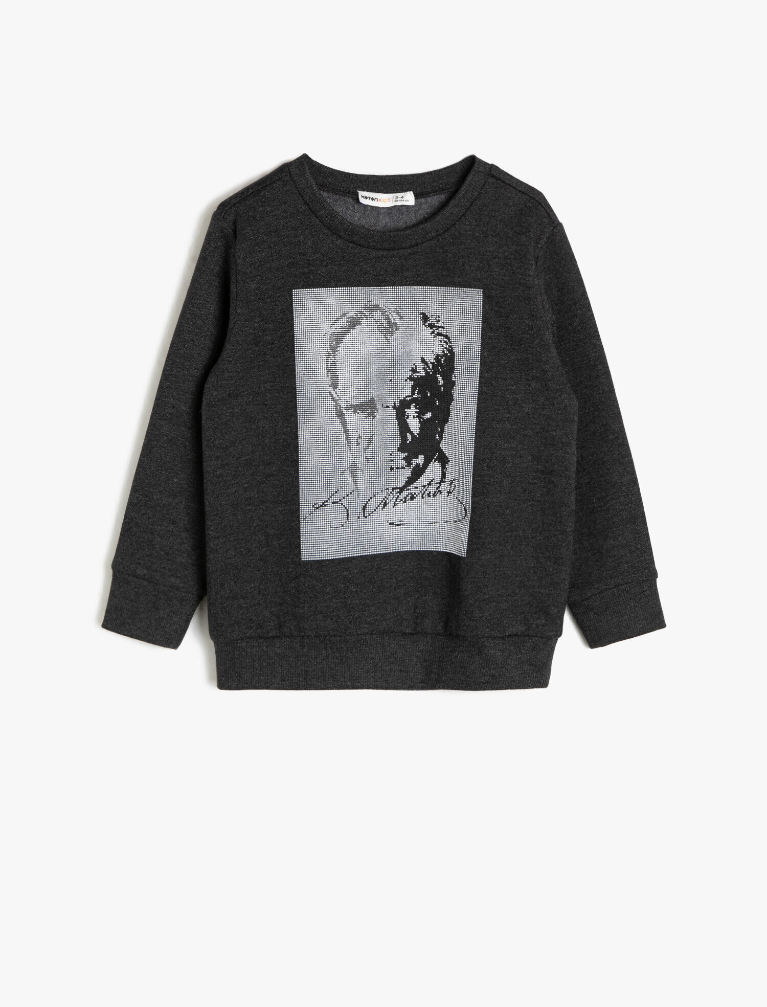  Erkek Çocuk Atatürk Baskılı Sweatshirt