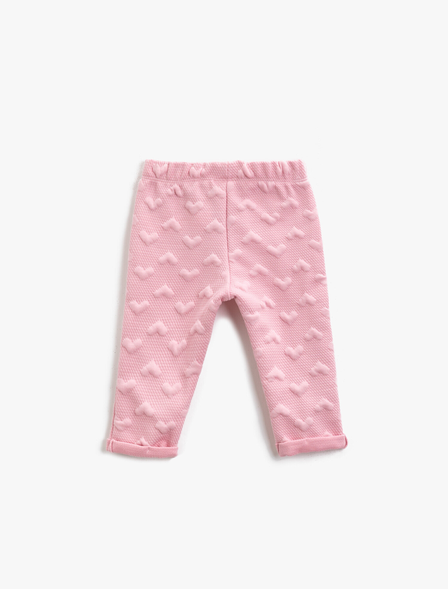  Kız Bebek Pamuklu Desenli Normal Bel Eşofman Altı