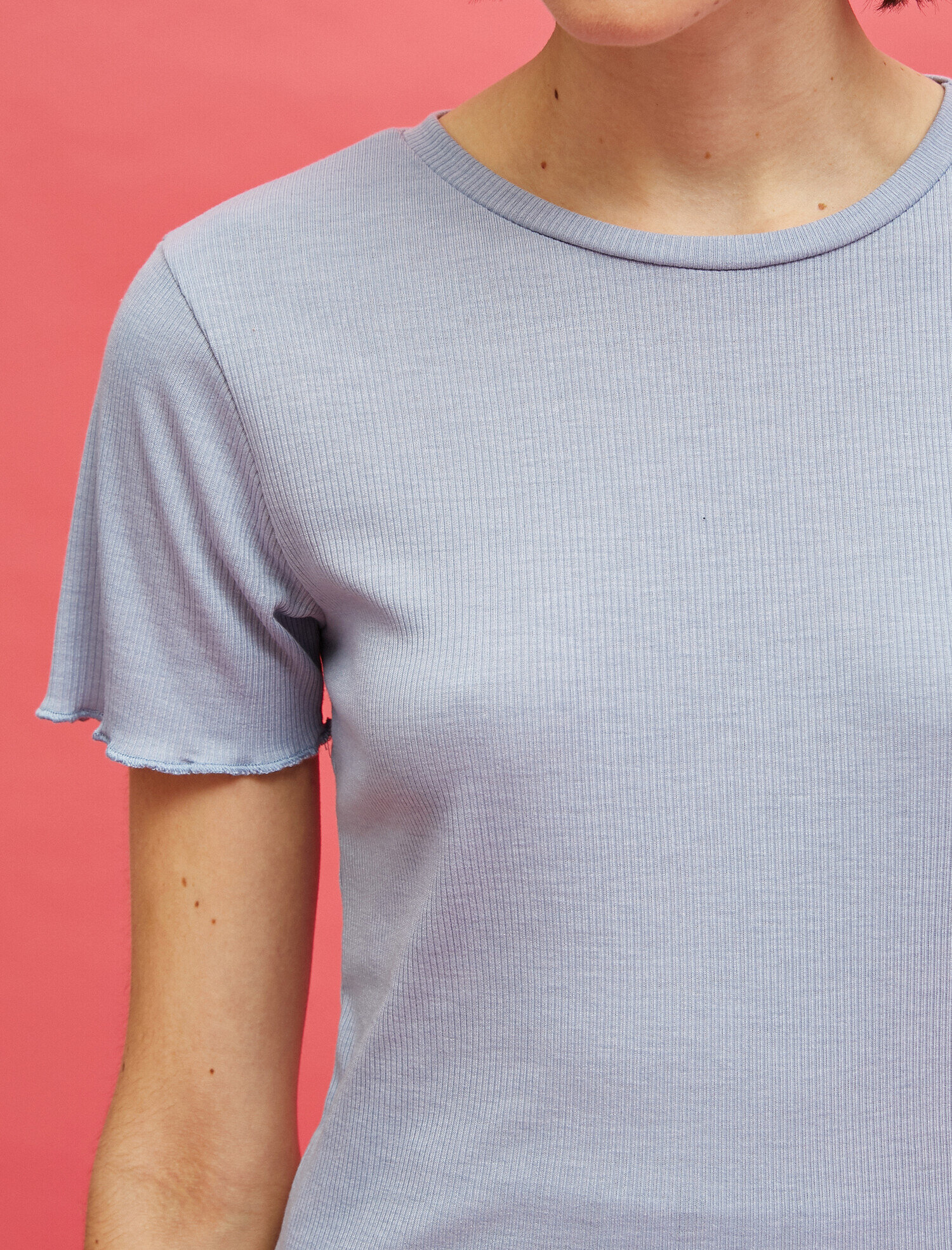   Bisiklet Yaka Kısa Kollu Tişört