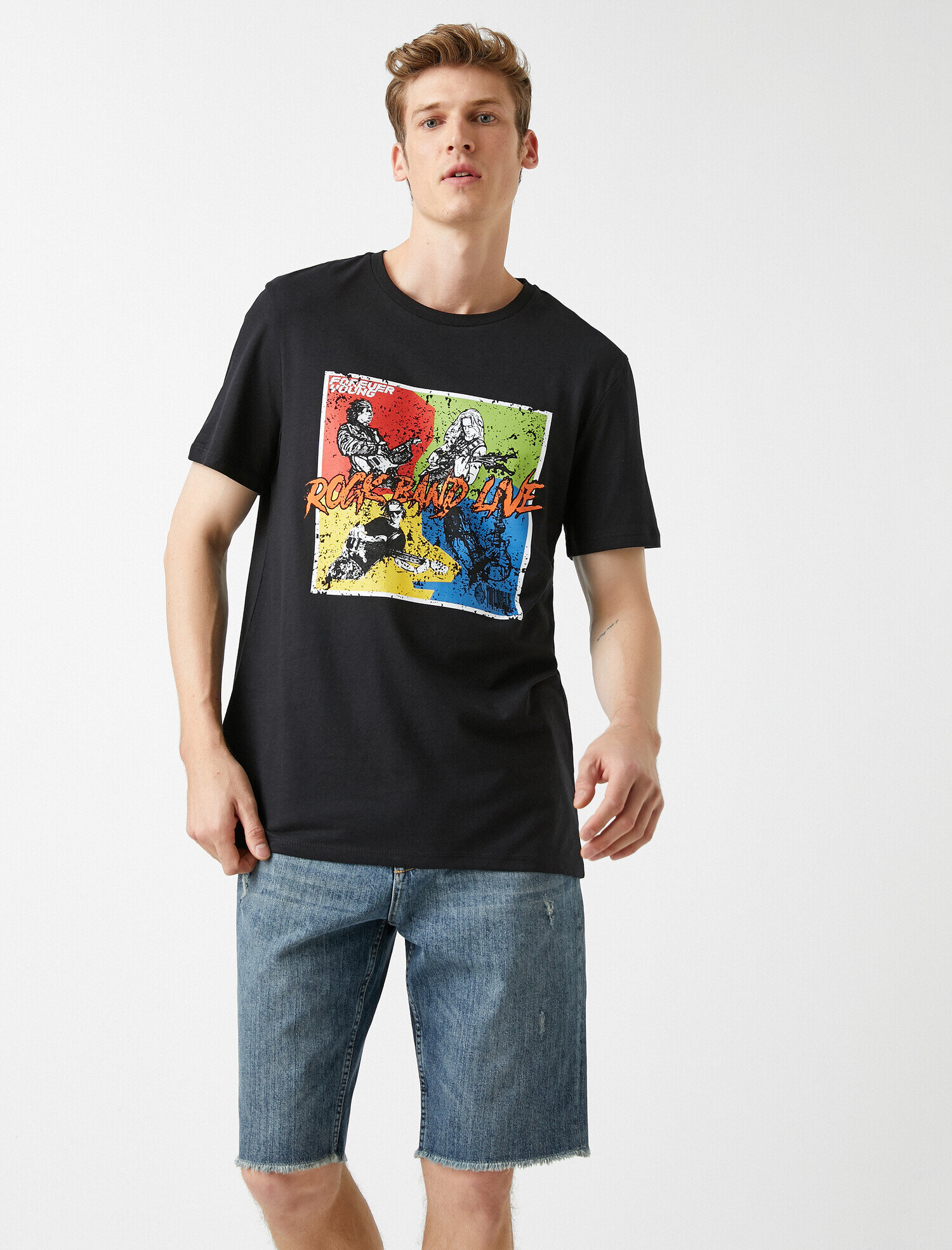   Baskılı Tişört Pamuklu