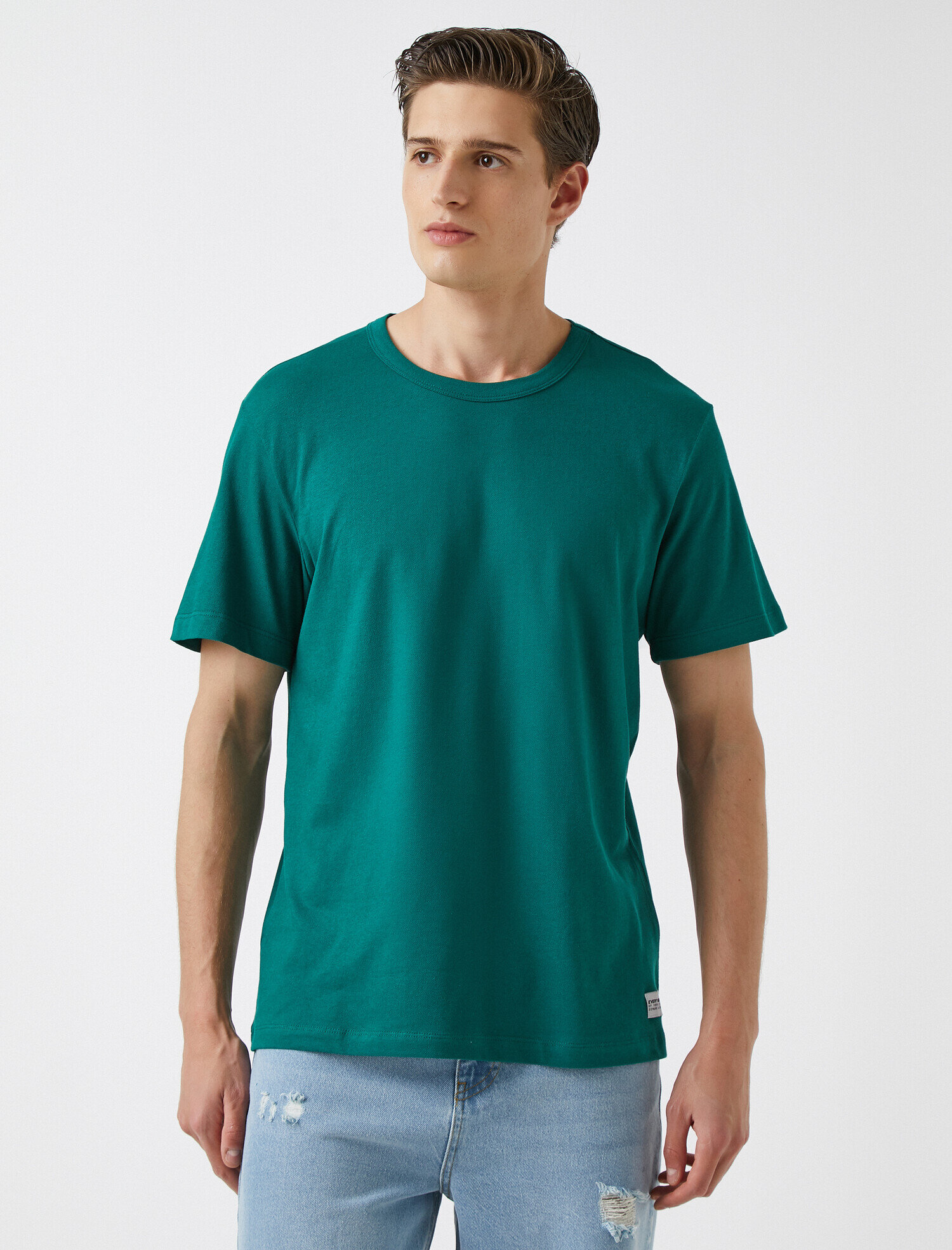   Kısa Kollu Tişört Pamuklu