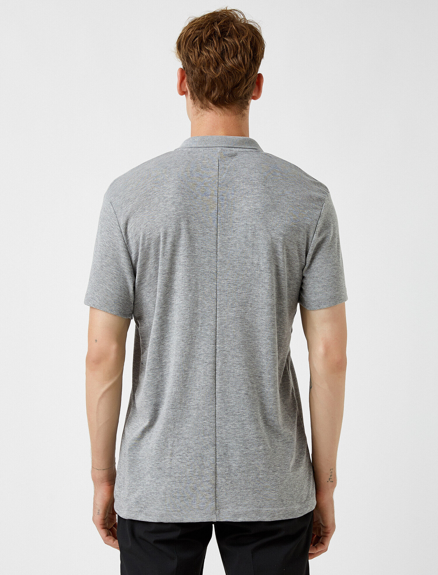   Basic Polo Yaka Tişört Pike