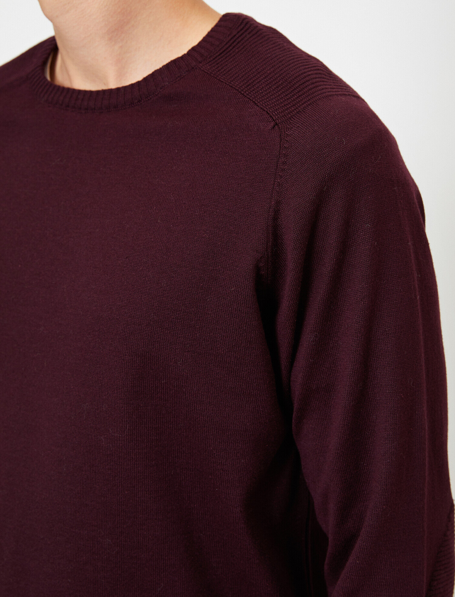   Bisiklet Yaka Uzun Kollu Triko Kazak