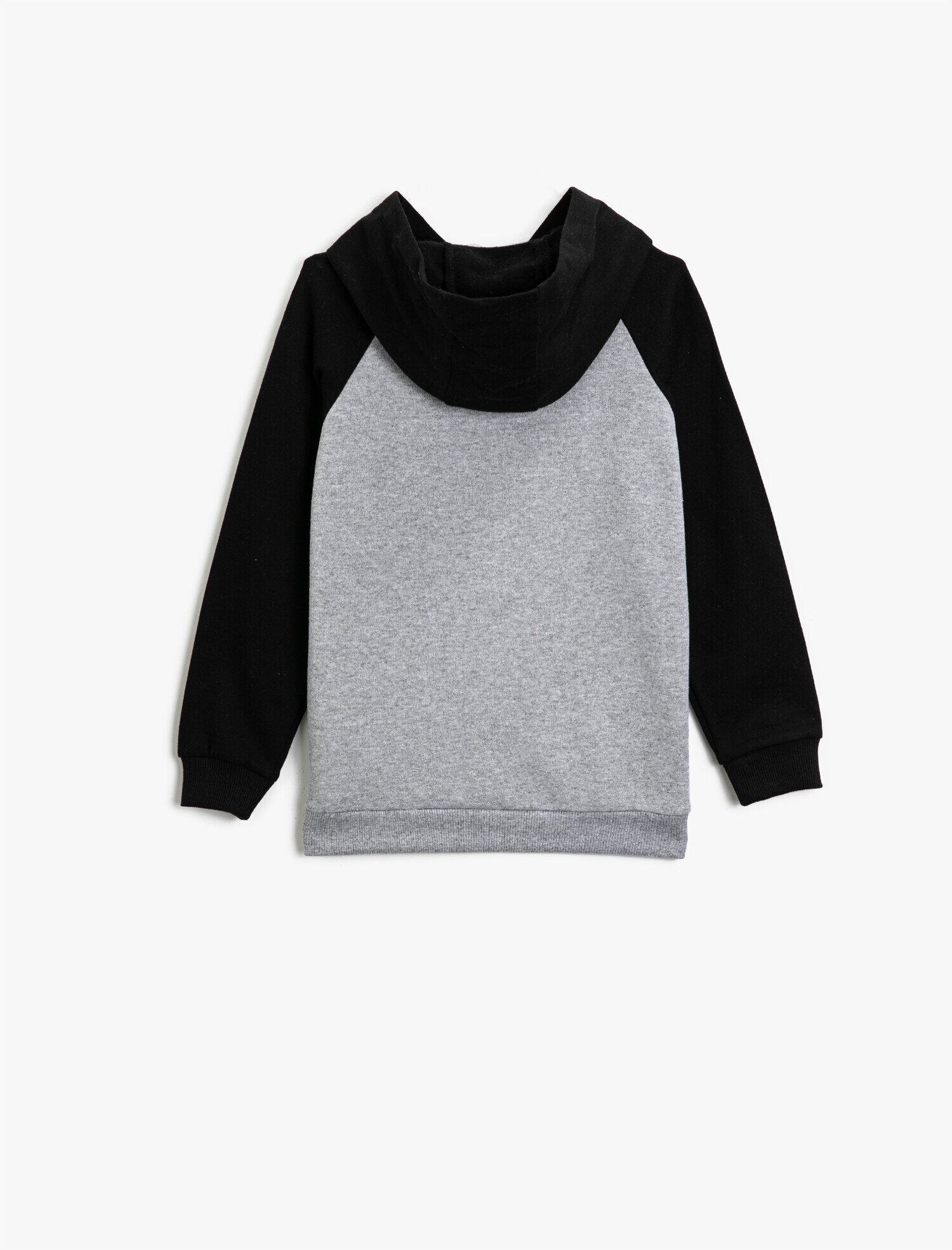  Erkek Çocuk Pamuklu Baskılı Uzun Kollu Kapüşonlu Sweatshirt