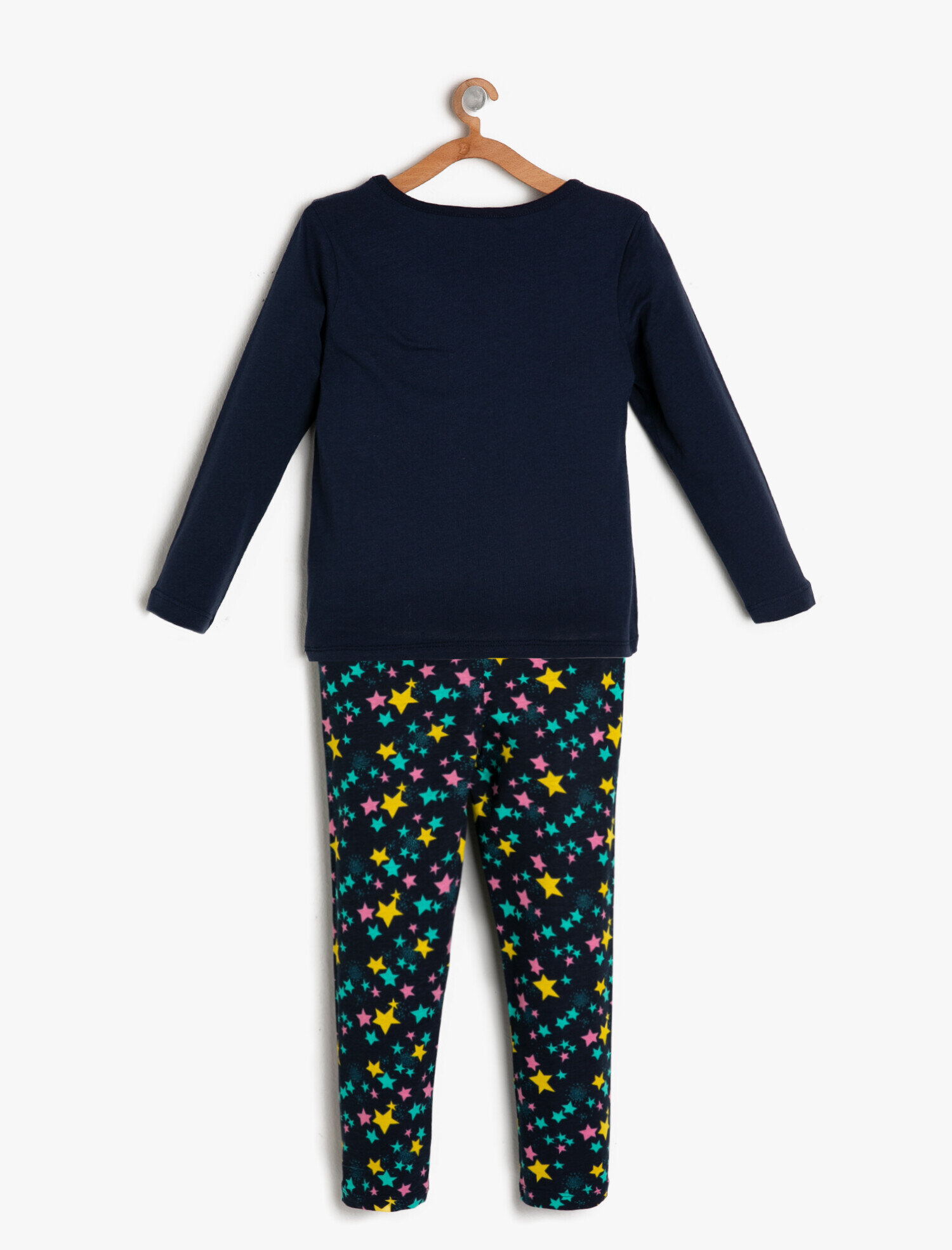  Kız Çocuk Baskılı Pijama Seti