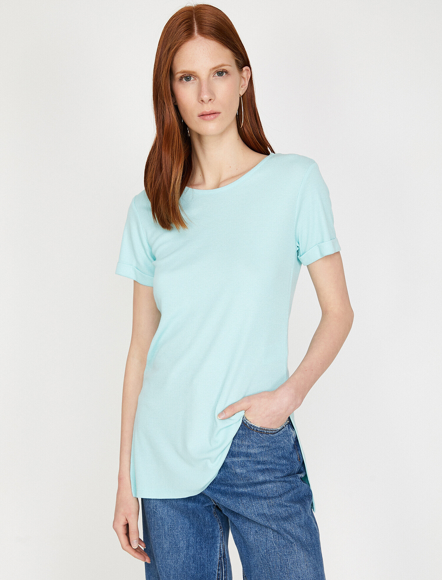   Bisiklet Yaka Tişört