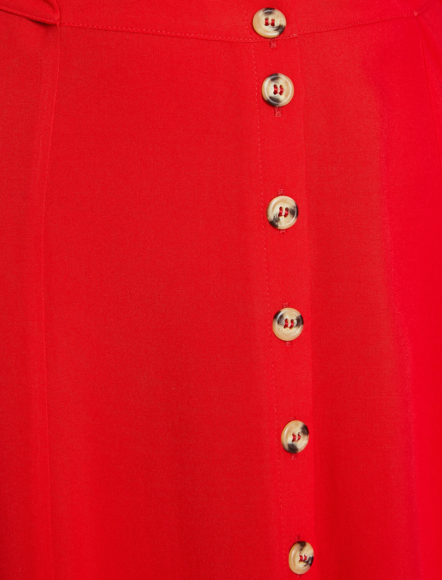   Kırmızı Gömlek Elbise