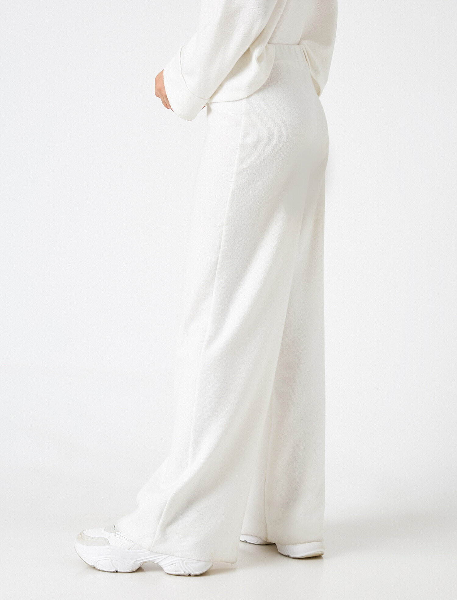   Pamuklu Geniş Paça Pantolon