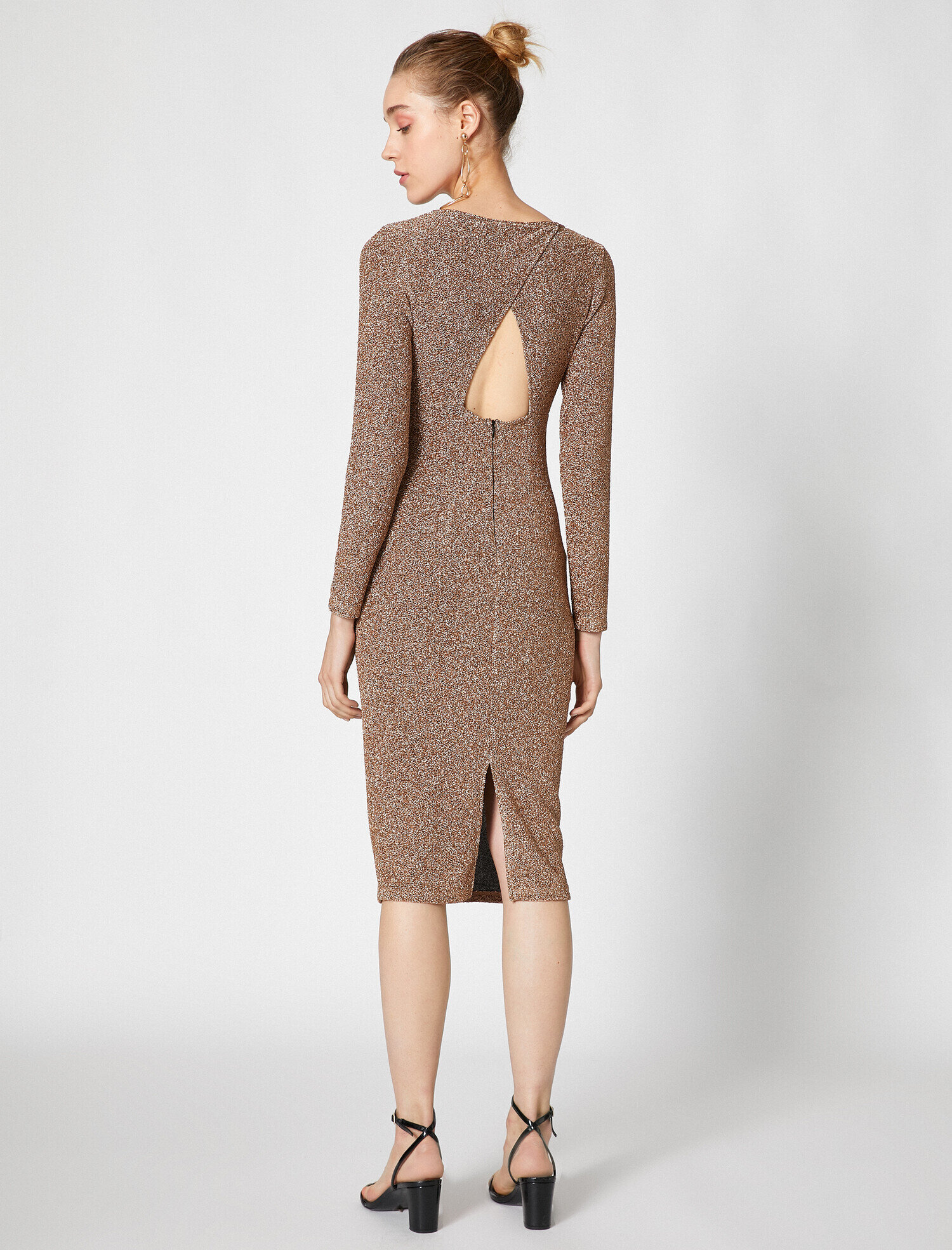   Sim Detaylı Abiye Elbise