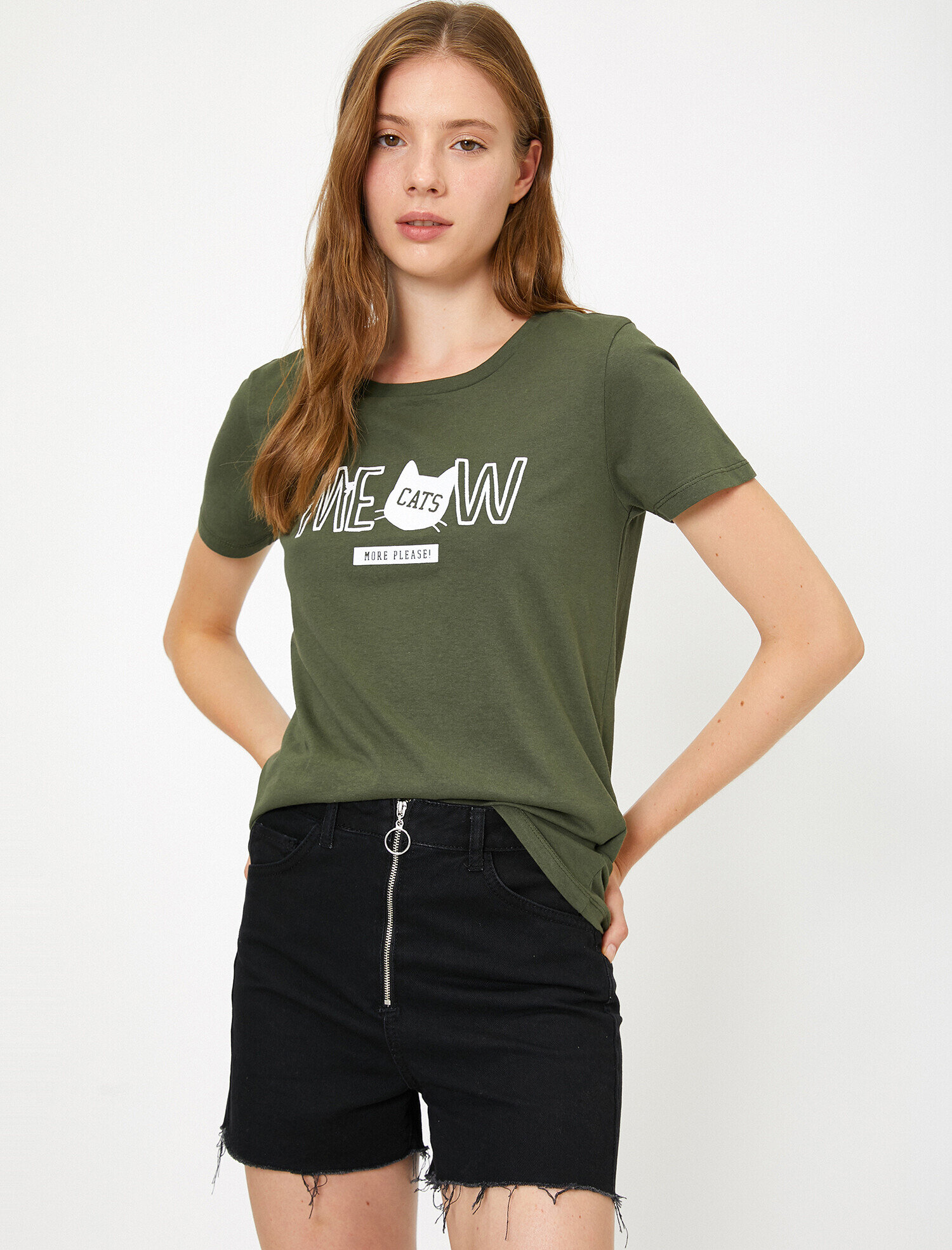   Yazılı Baskılı Tişört