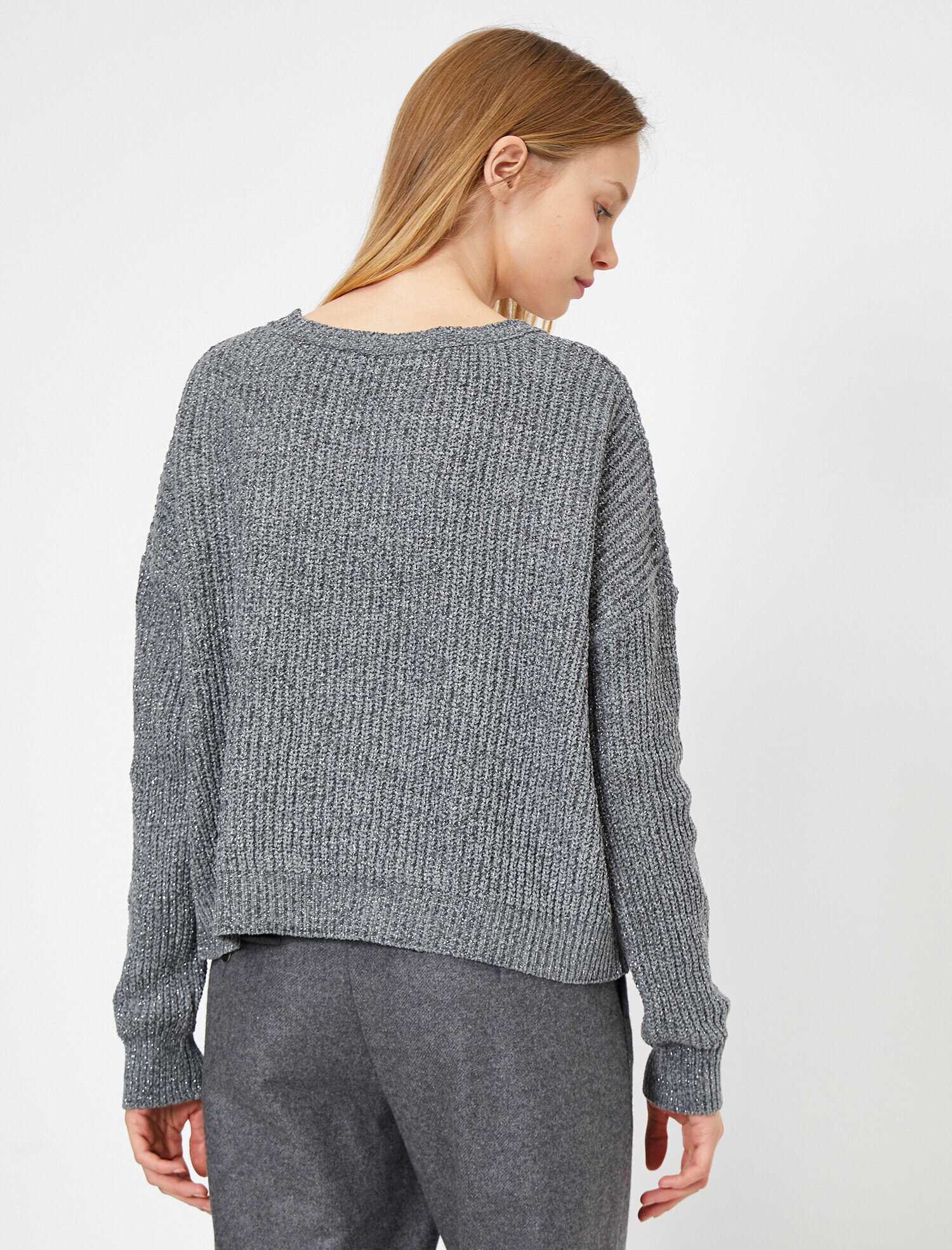   Örgülü Triko Kazak