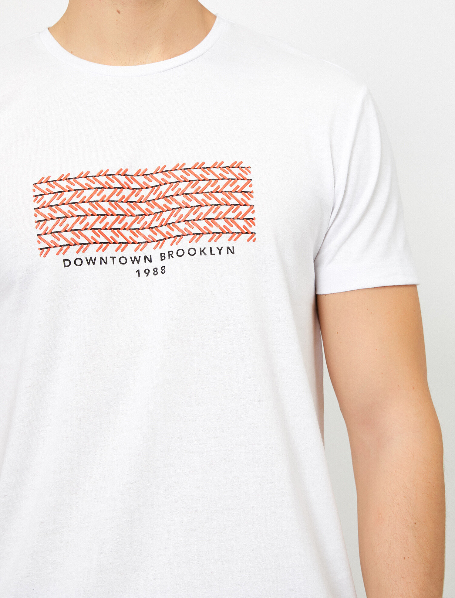   Baskılı Tişört Kısa Kollu