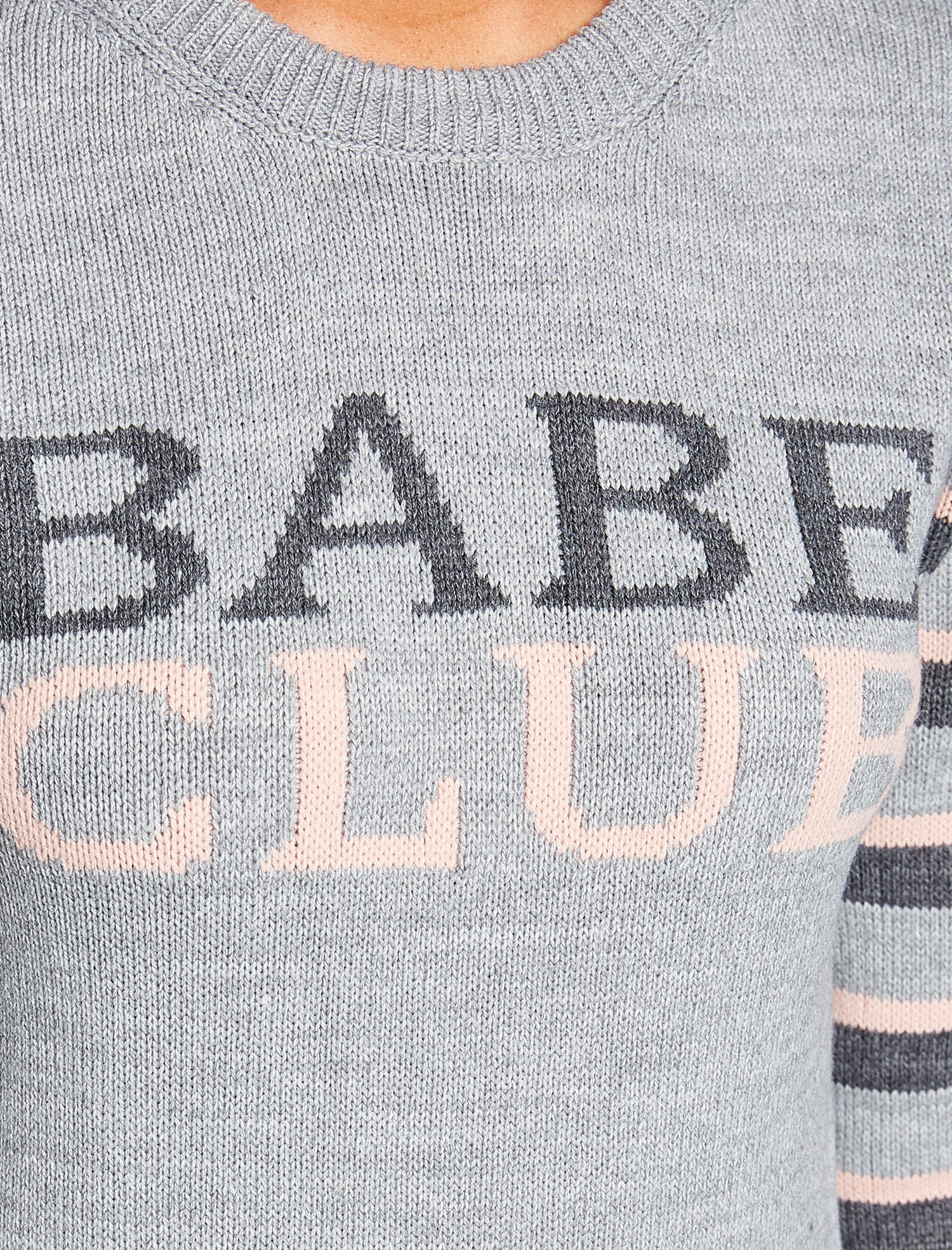   Yazılı Baskılı Triko Kazak