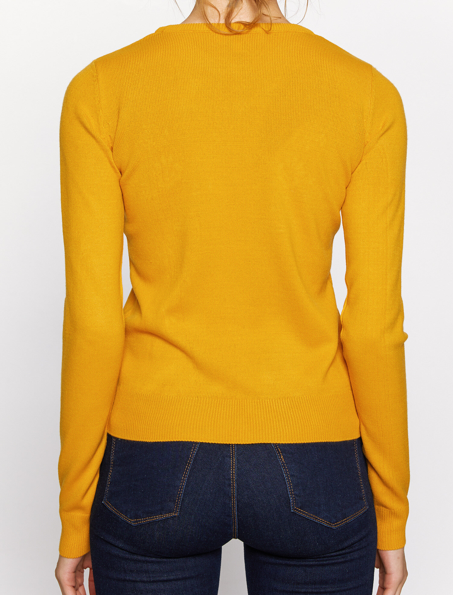   İşleme Detaylı Triko Kazak