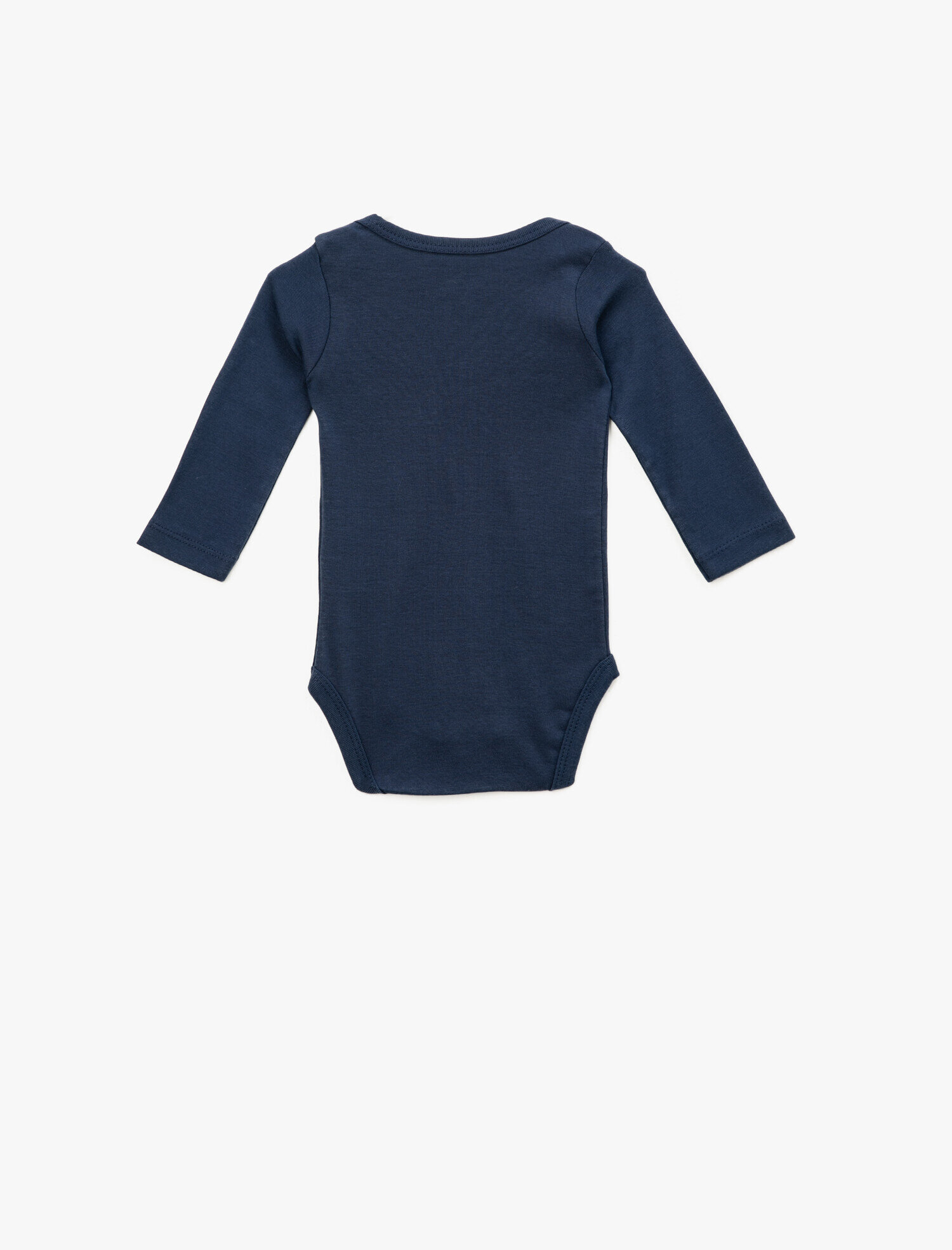 Erkek Bebek Pamuklu Baskılı Uzun Kollu Çıtçıtlı Body