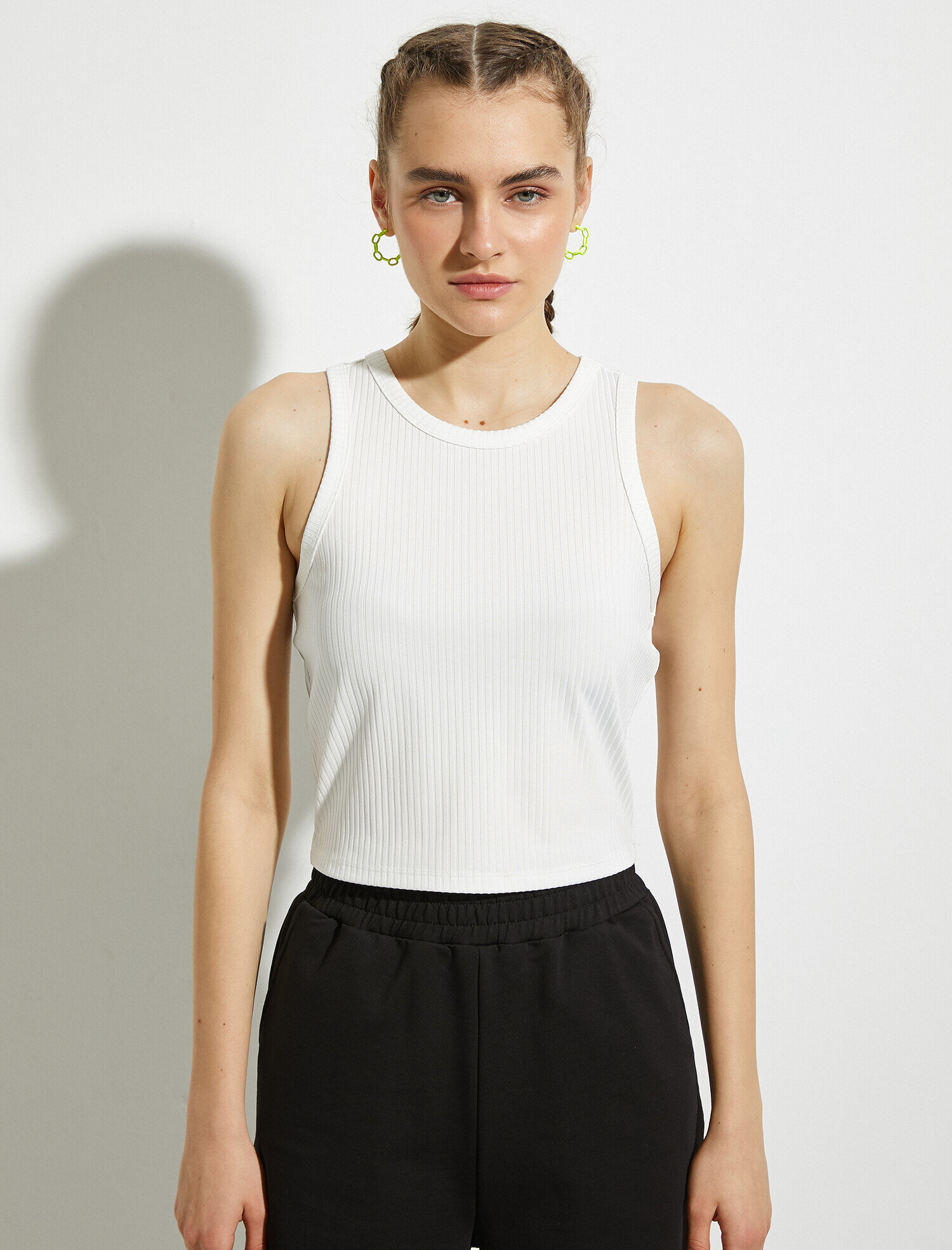   Fitilli Atlet Halter Yaka Tanktop