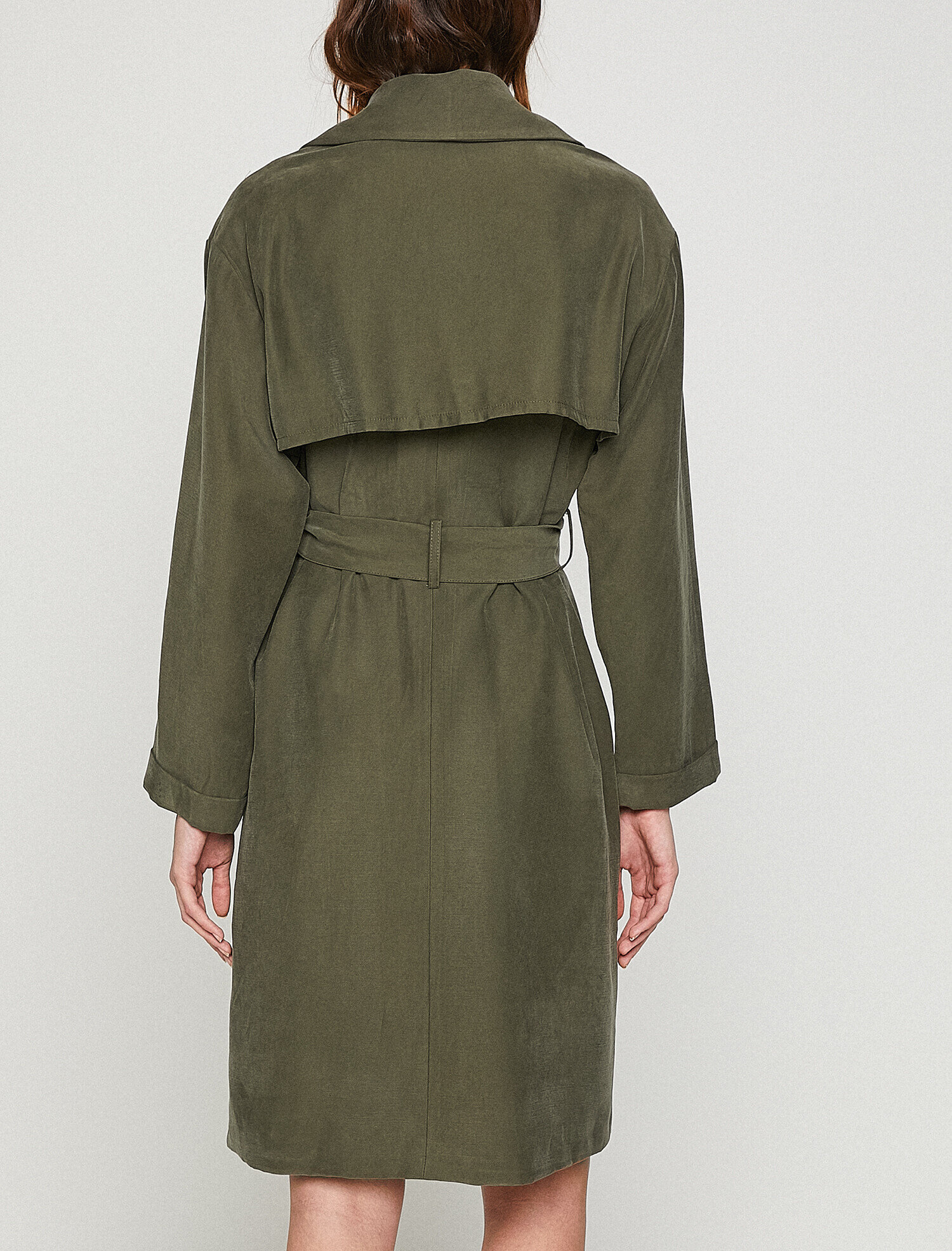   Beli Bağlamalı Trençkot