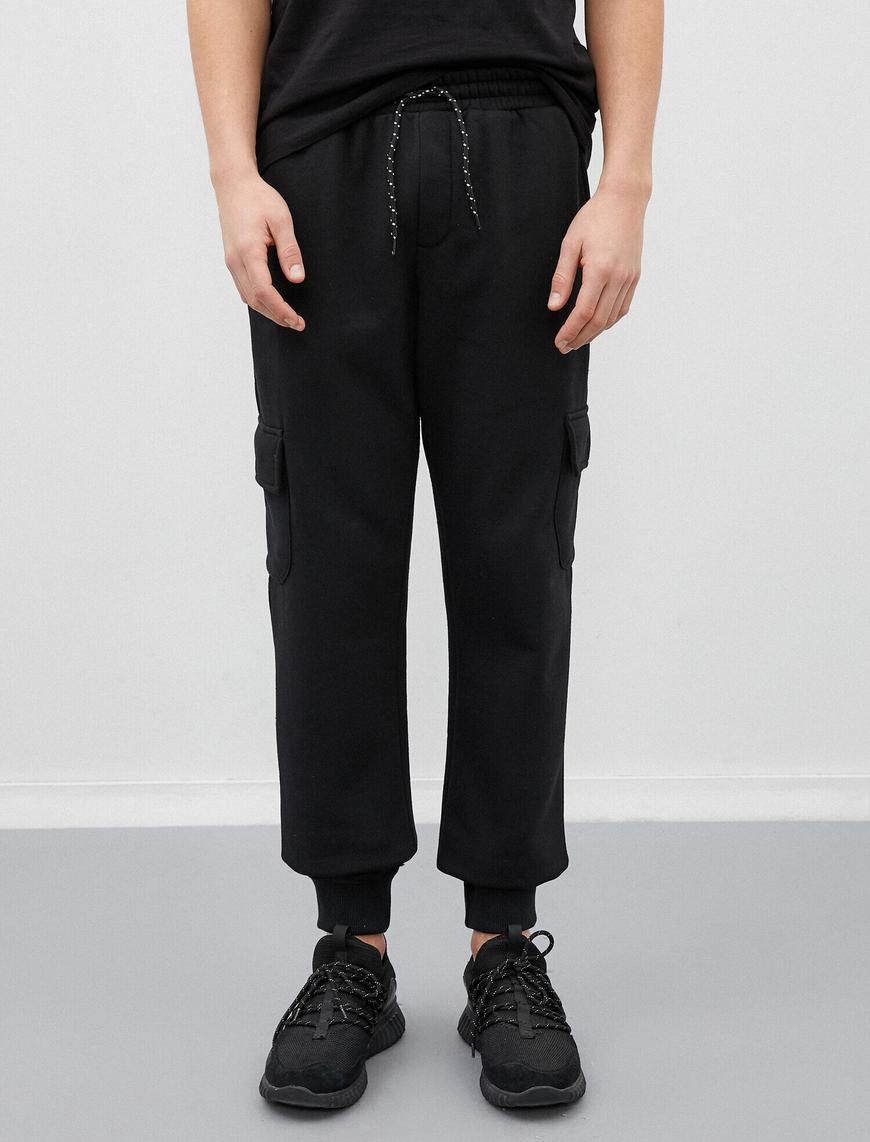   Kargo Cepli Jogger Eşofman Altı